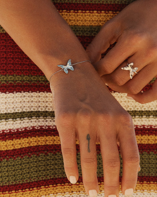 Butterfly Bracelet Steel