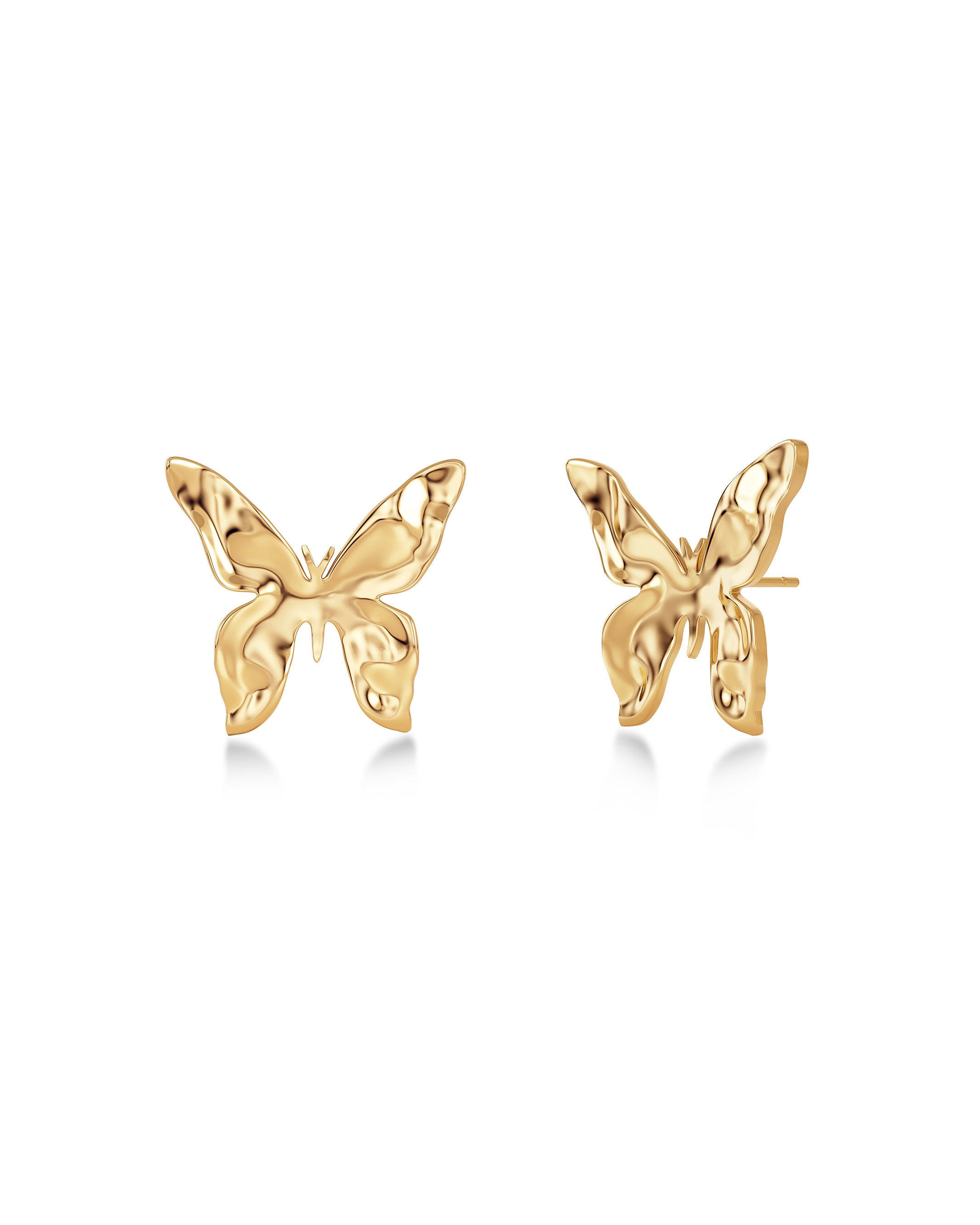 Butterfly Studs S Gold