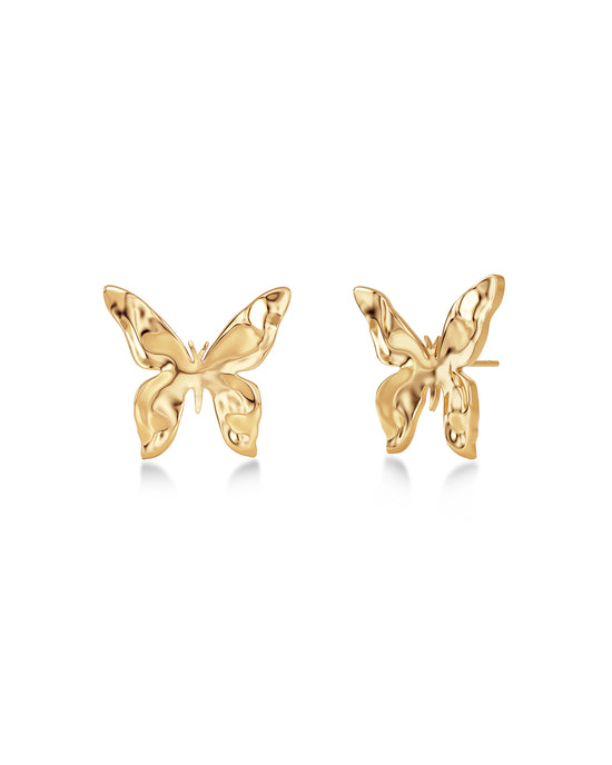 Butterfly Studs S Gold
