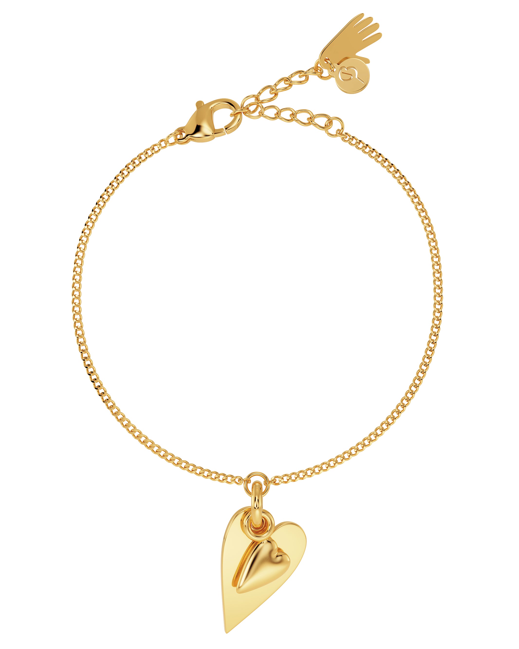Heart To Heart Bracelet Gold