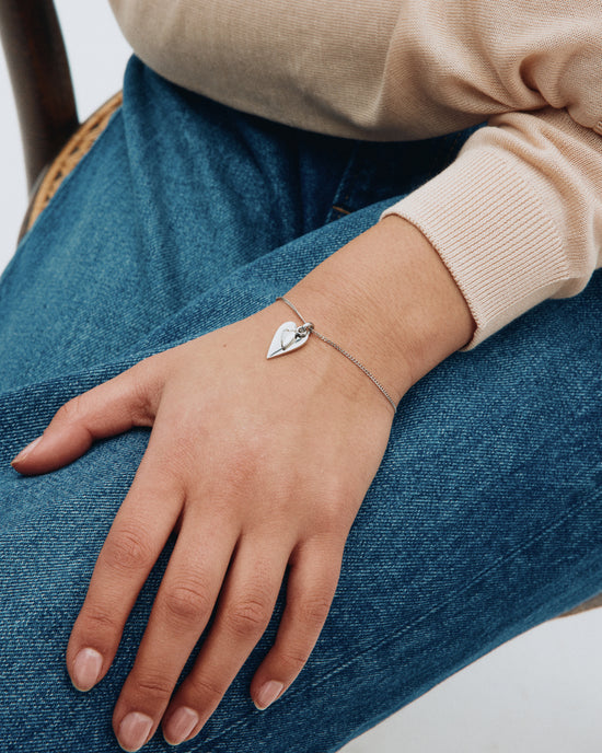 Heart To Heart Bracelet Steel