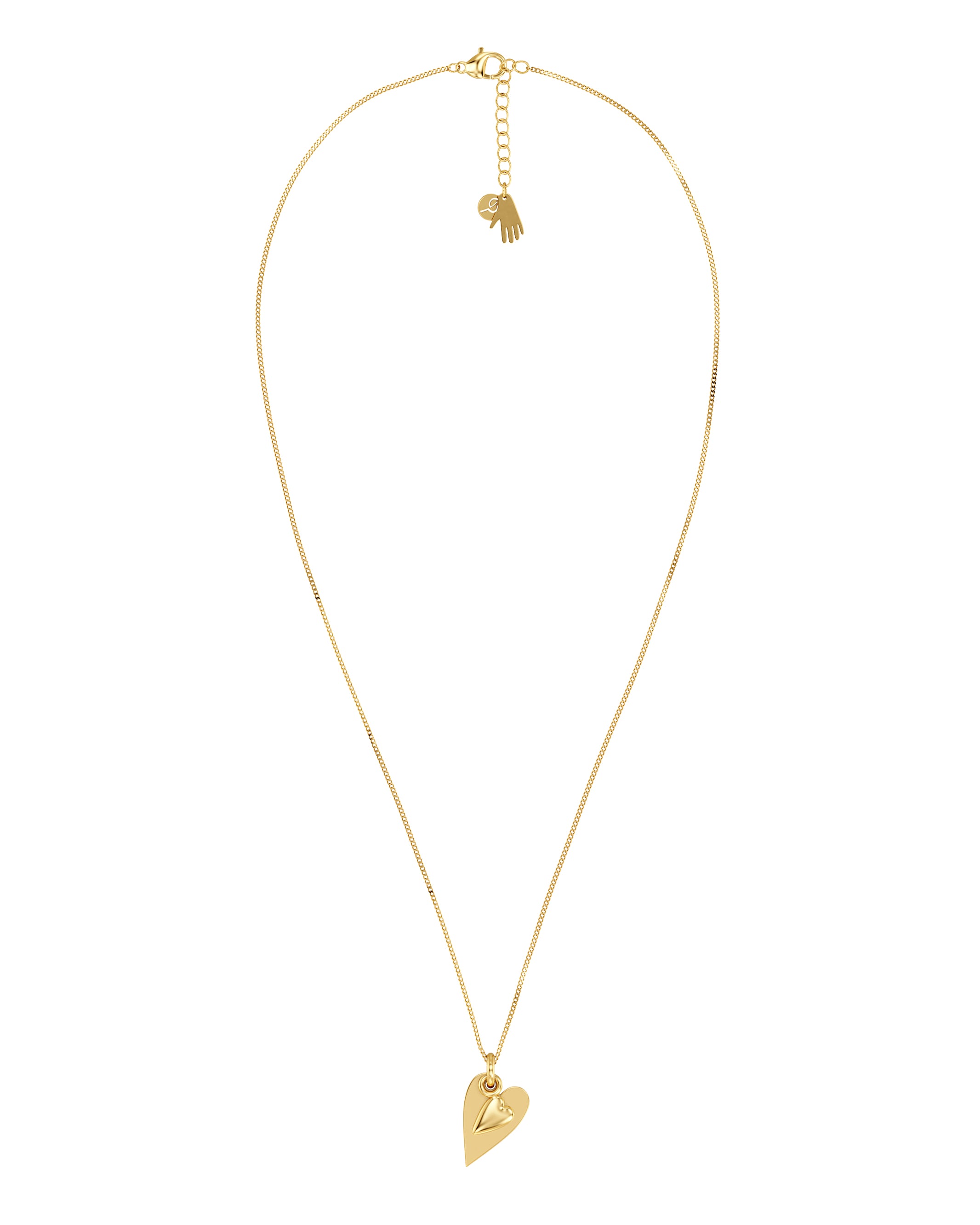 Heart To Heart Necklace Gold