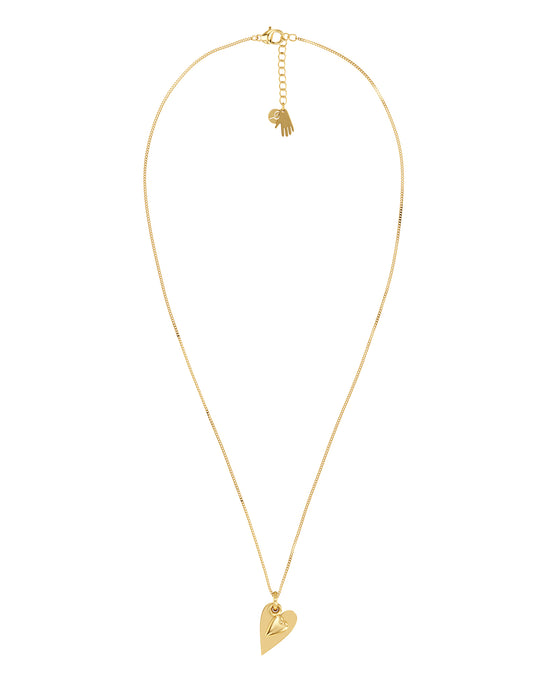Heart To Heart Necklace Gold