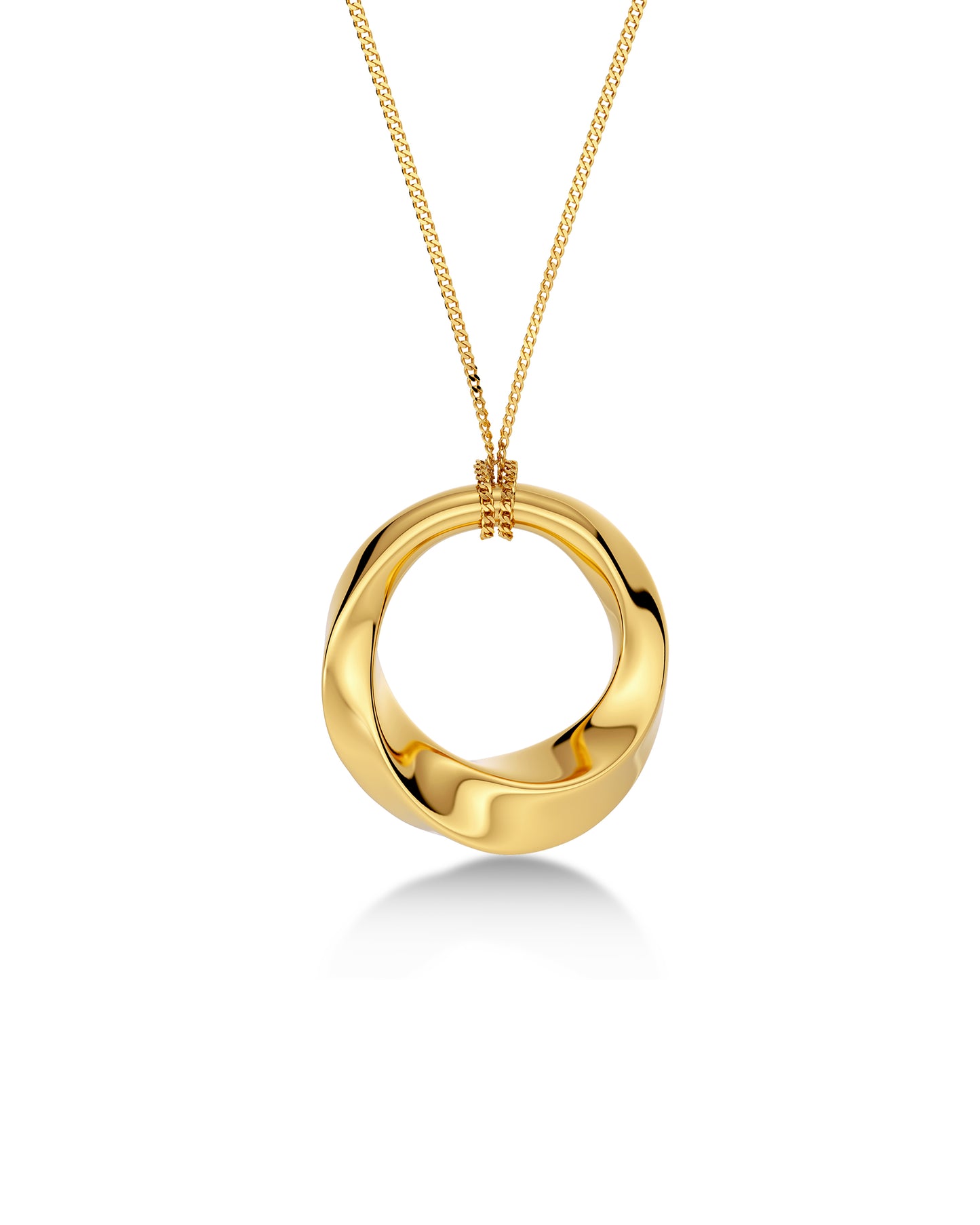 Helix Necklace L Gold