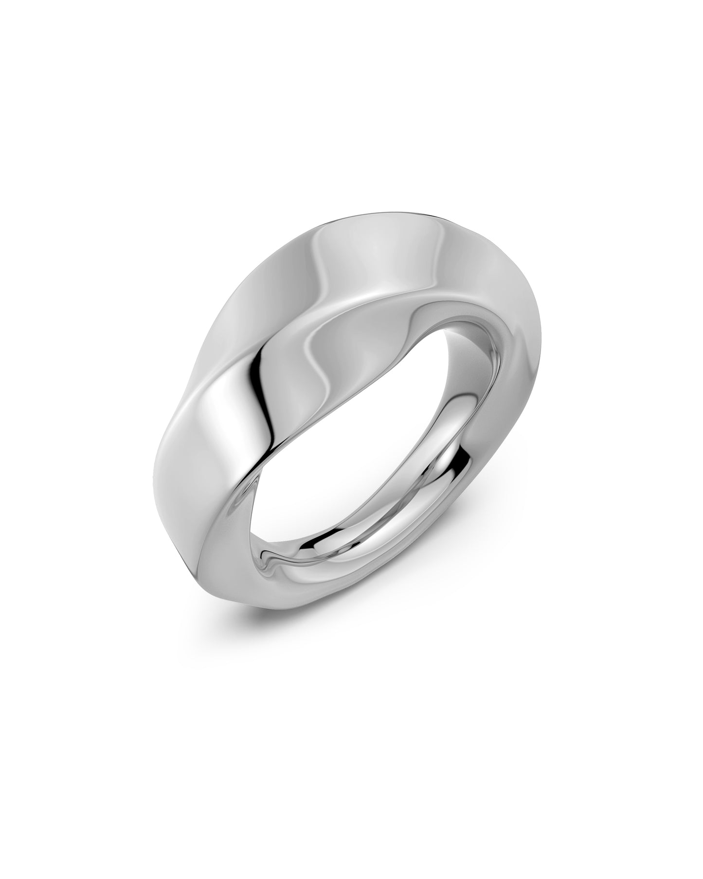 Helix Ring Steel
