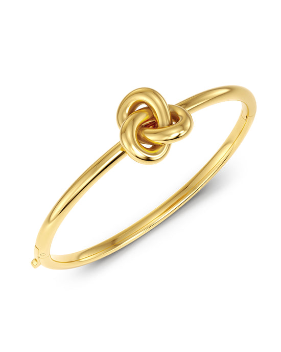 Infinity Knot Bangle Gold