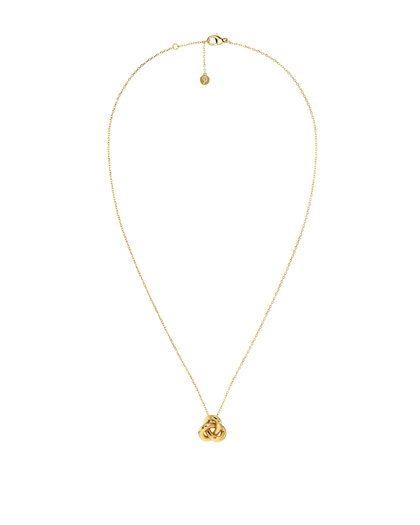 Infinity Knot Necklace S Gold