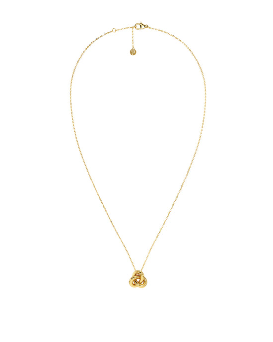 Infinity Knot Necklace S Gold
