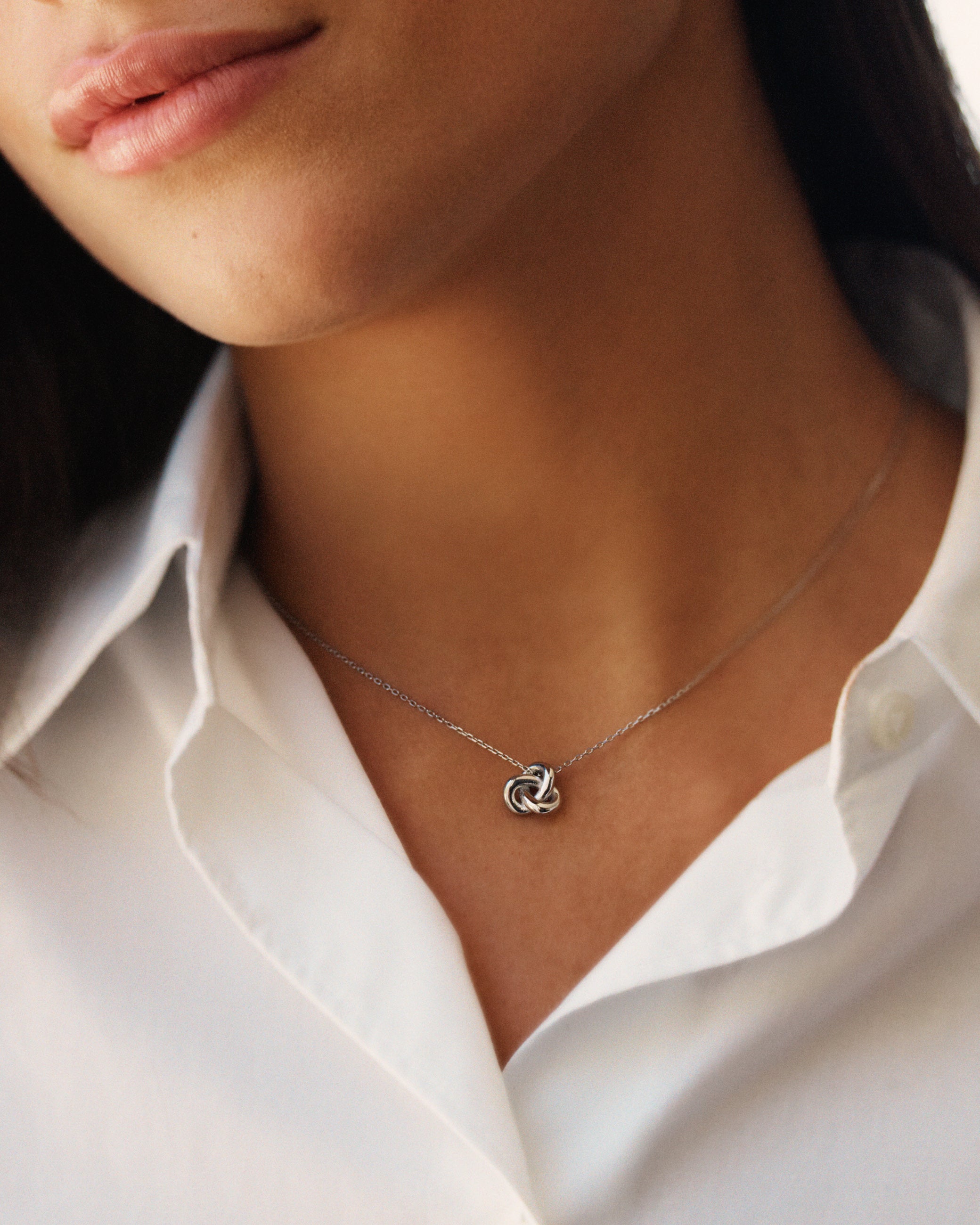 Infinity Knot Necklace S Steel