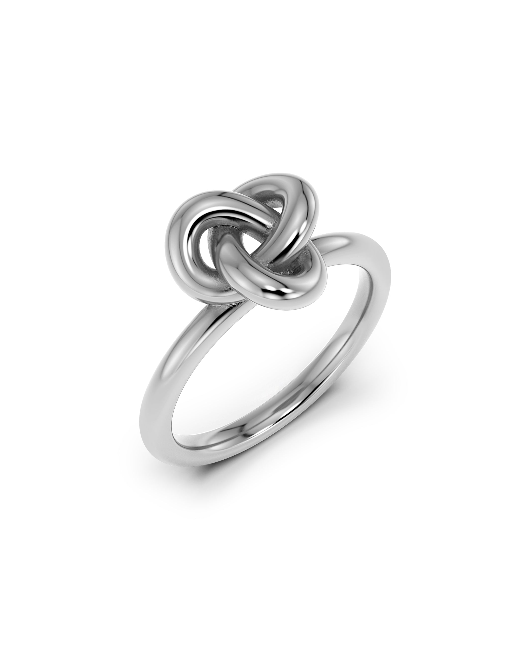 Infinity Knot Ring S Steel
