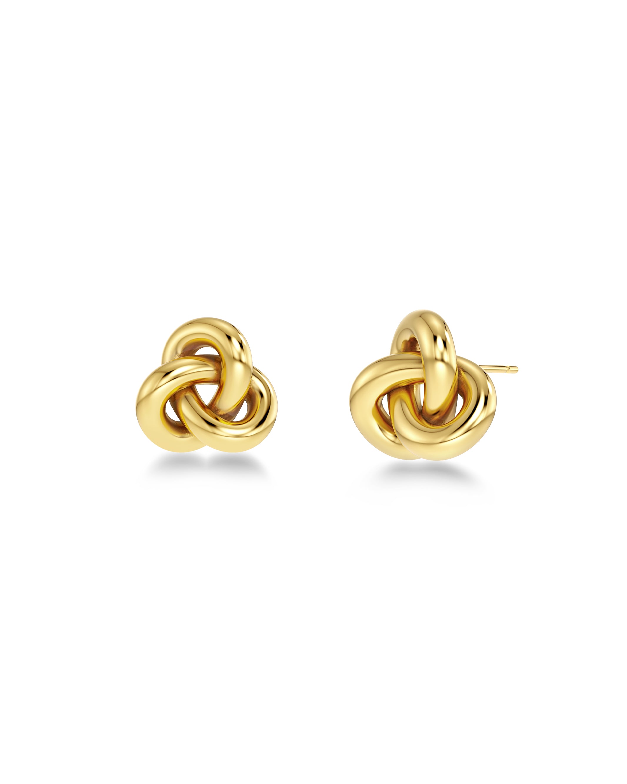 Infinity Knot Studs S Gold