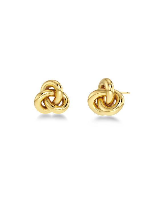 Infinity Knot Studs S Gold