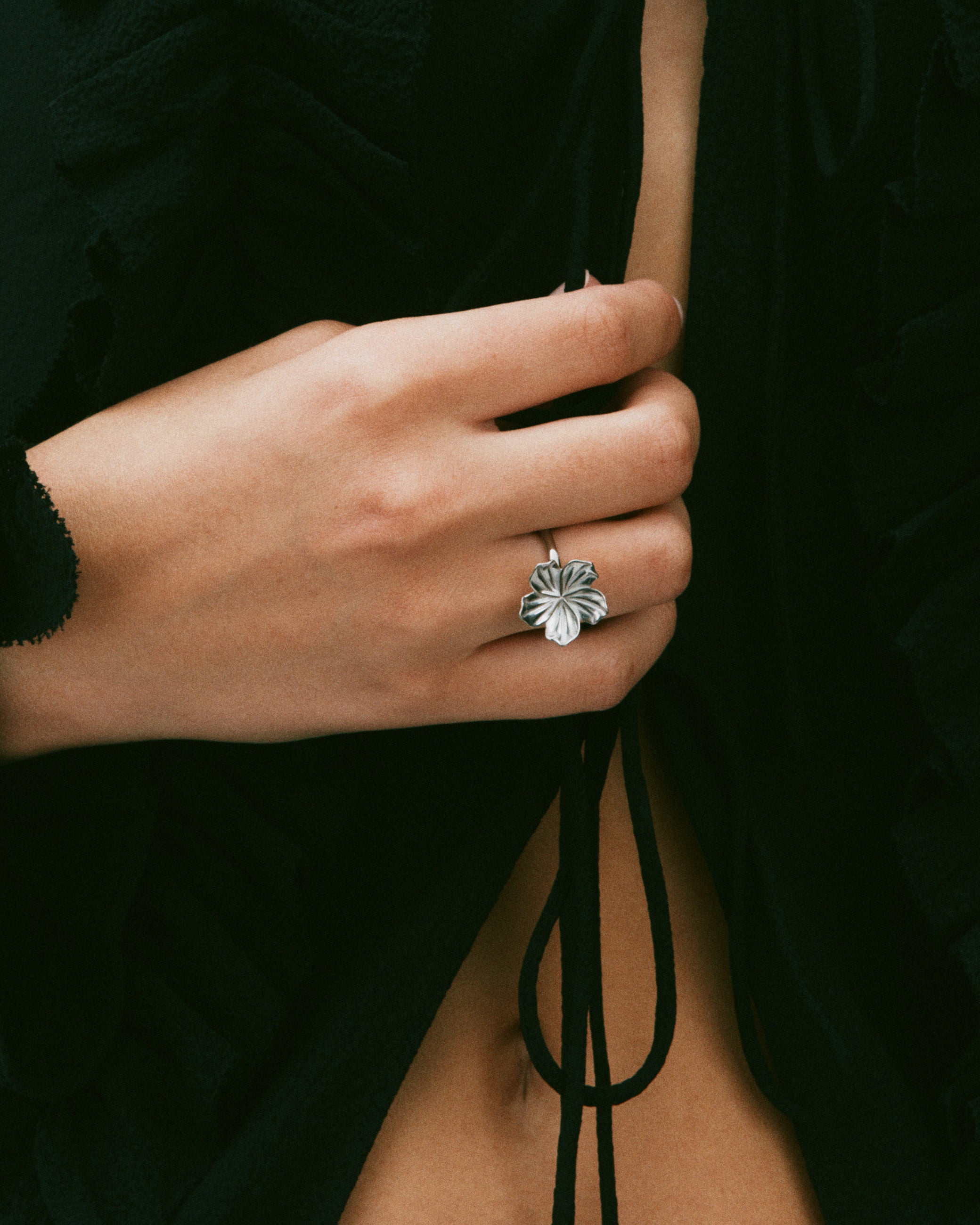 Jasmine Ring S Steel