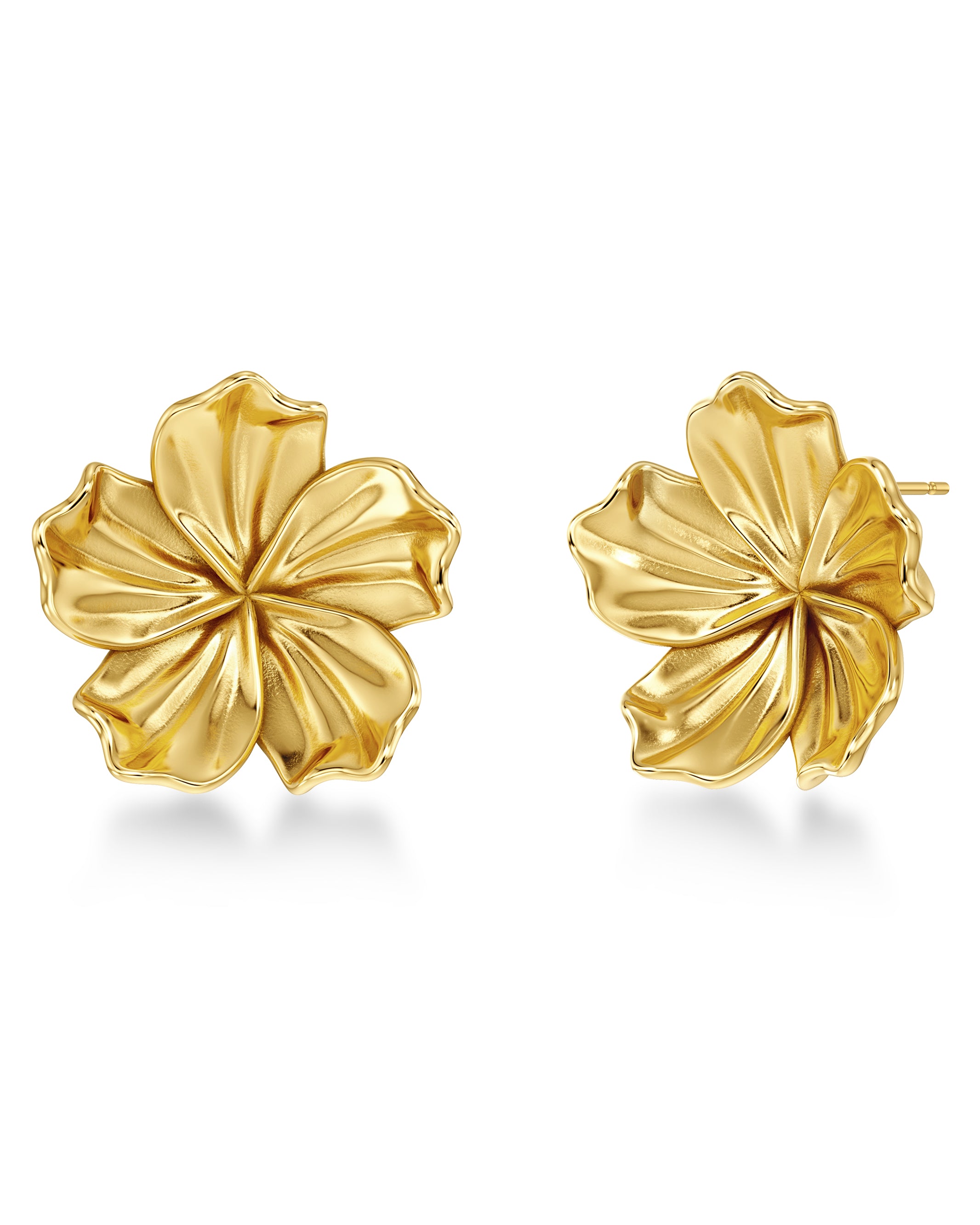 Jasmine Studs L Gold