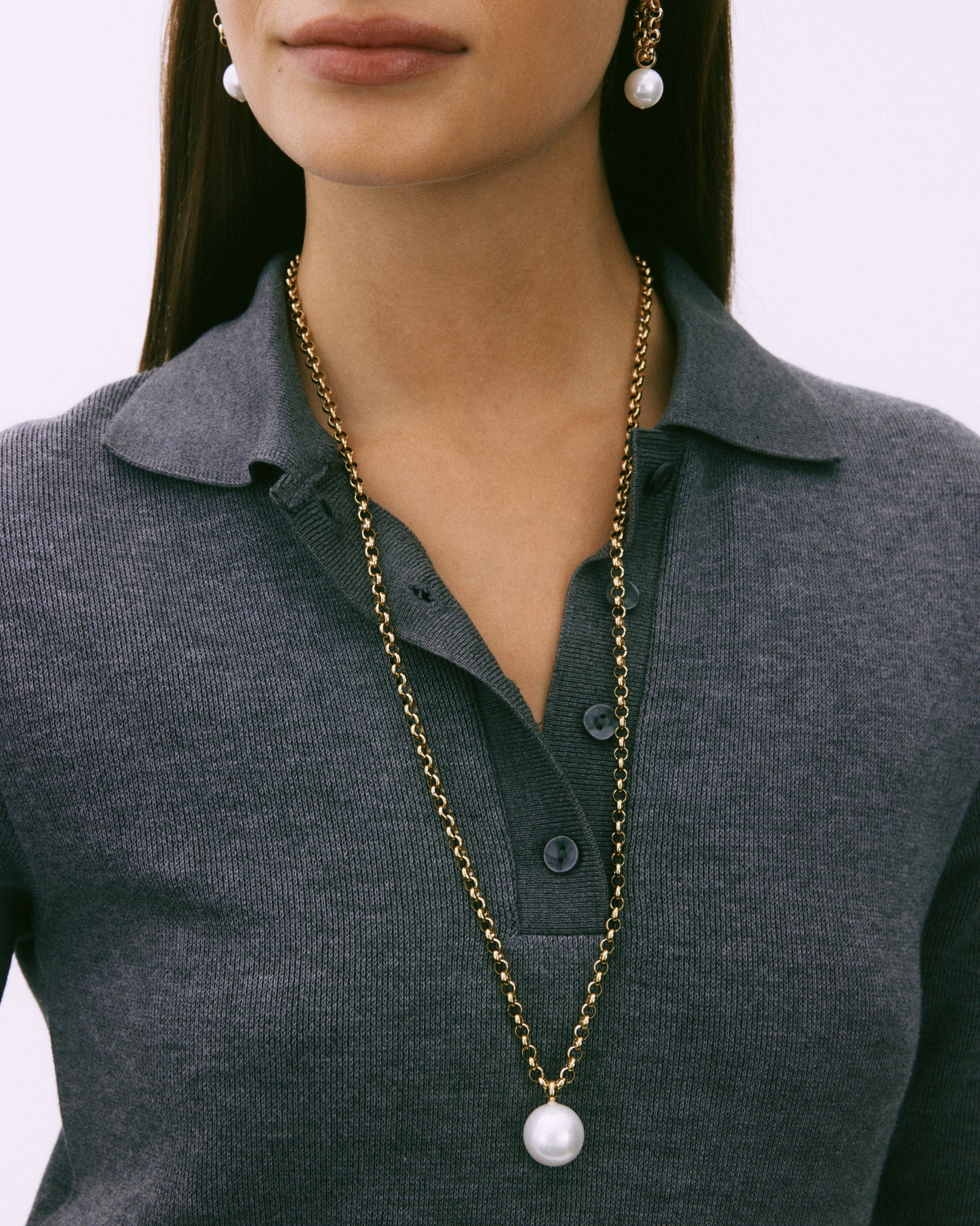 Lexie Necklace L Gold