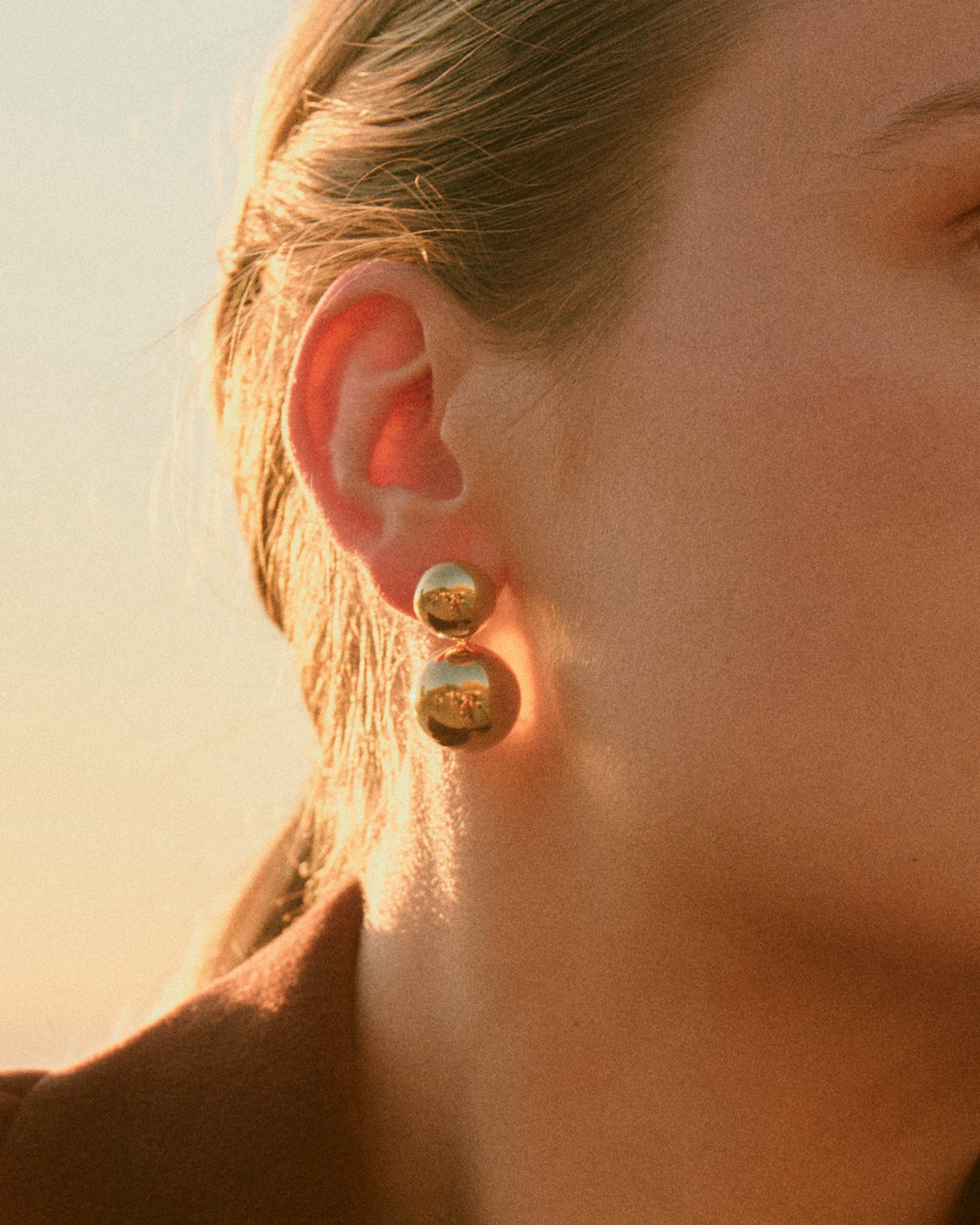 Sphere Earrings S Gold