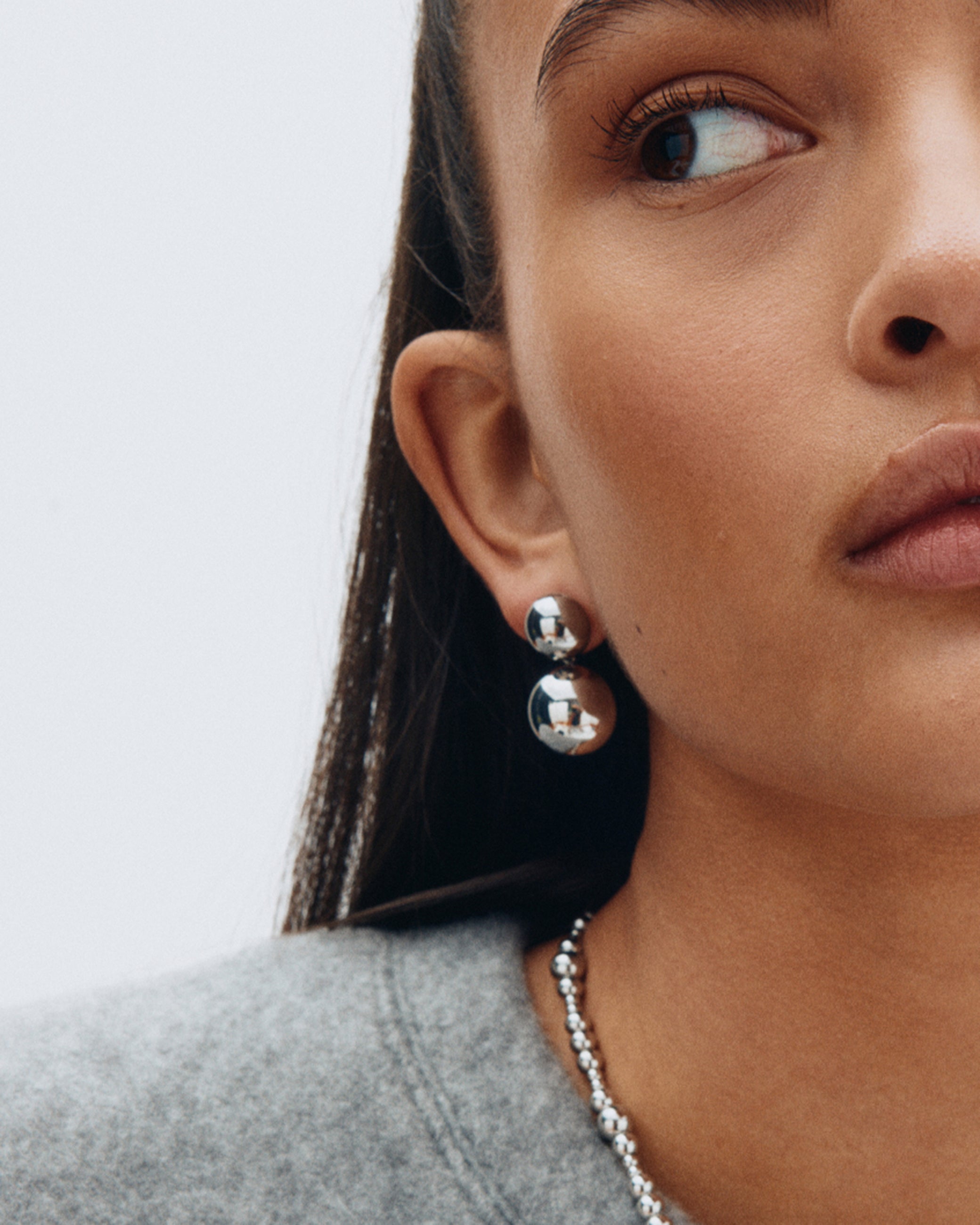 Sphere Earrings S Steel