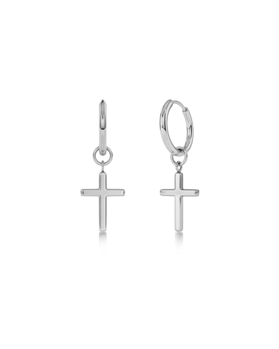 Spirit Cross Hoops Steel