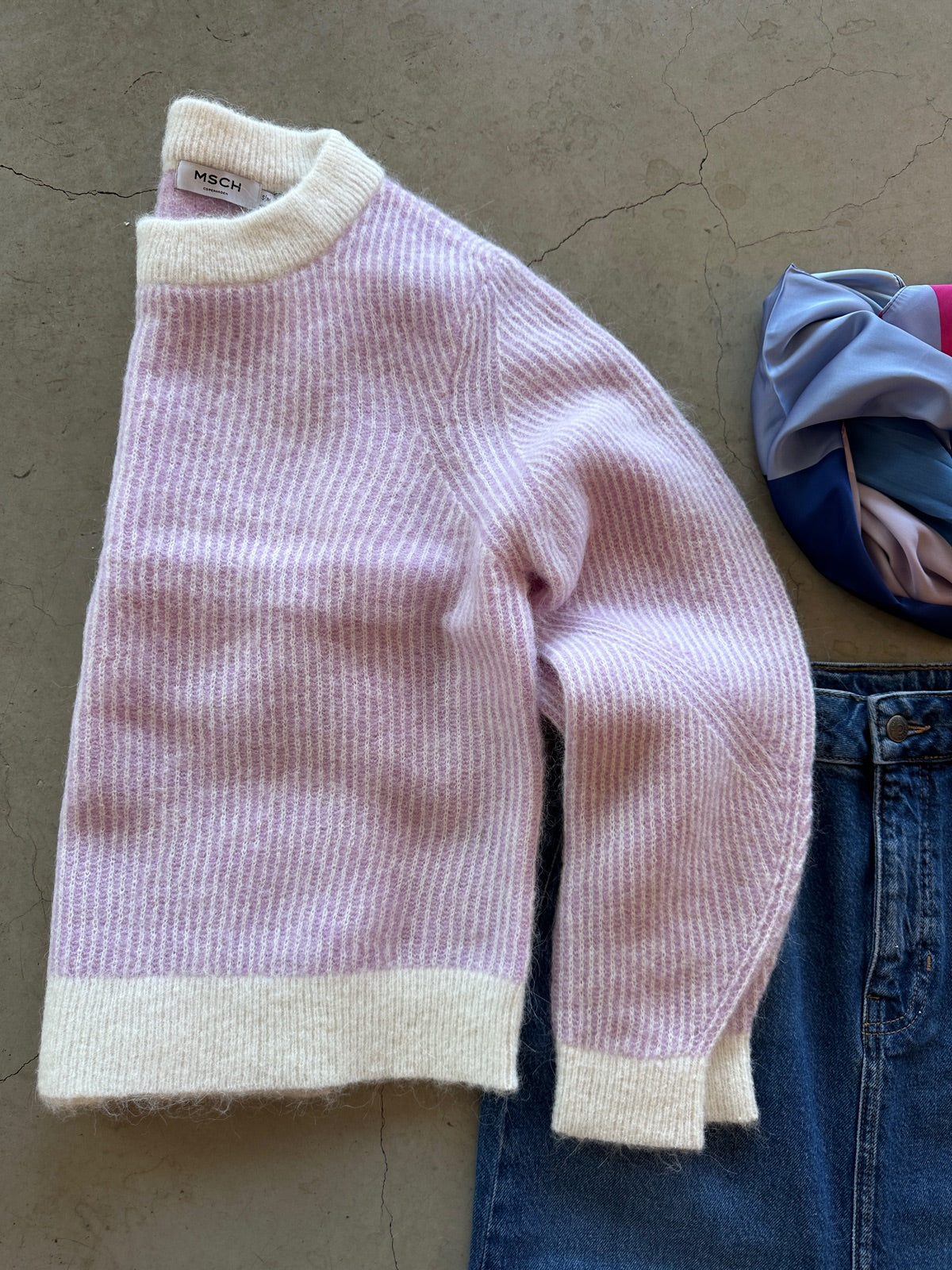 Eliza Nenaya Pullover Stp V Ice Violet T
