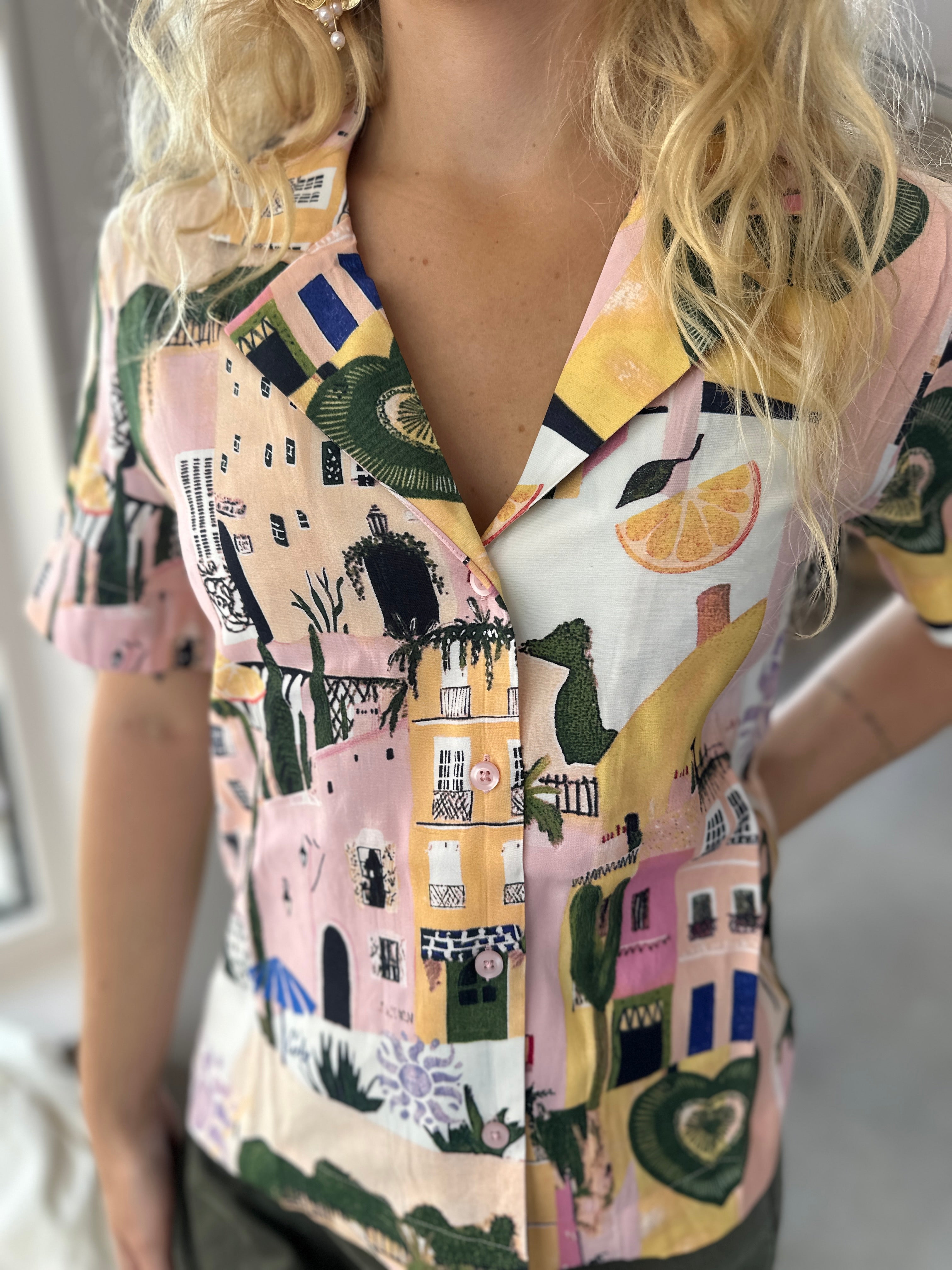 Objdiva Martha Shirt Begonia Pink