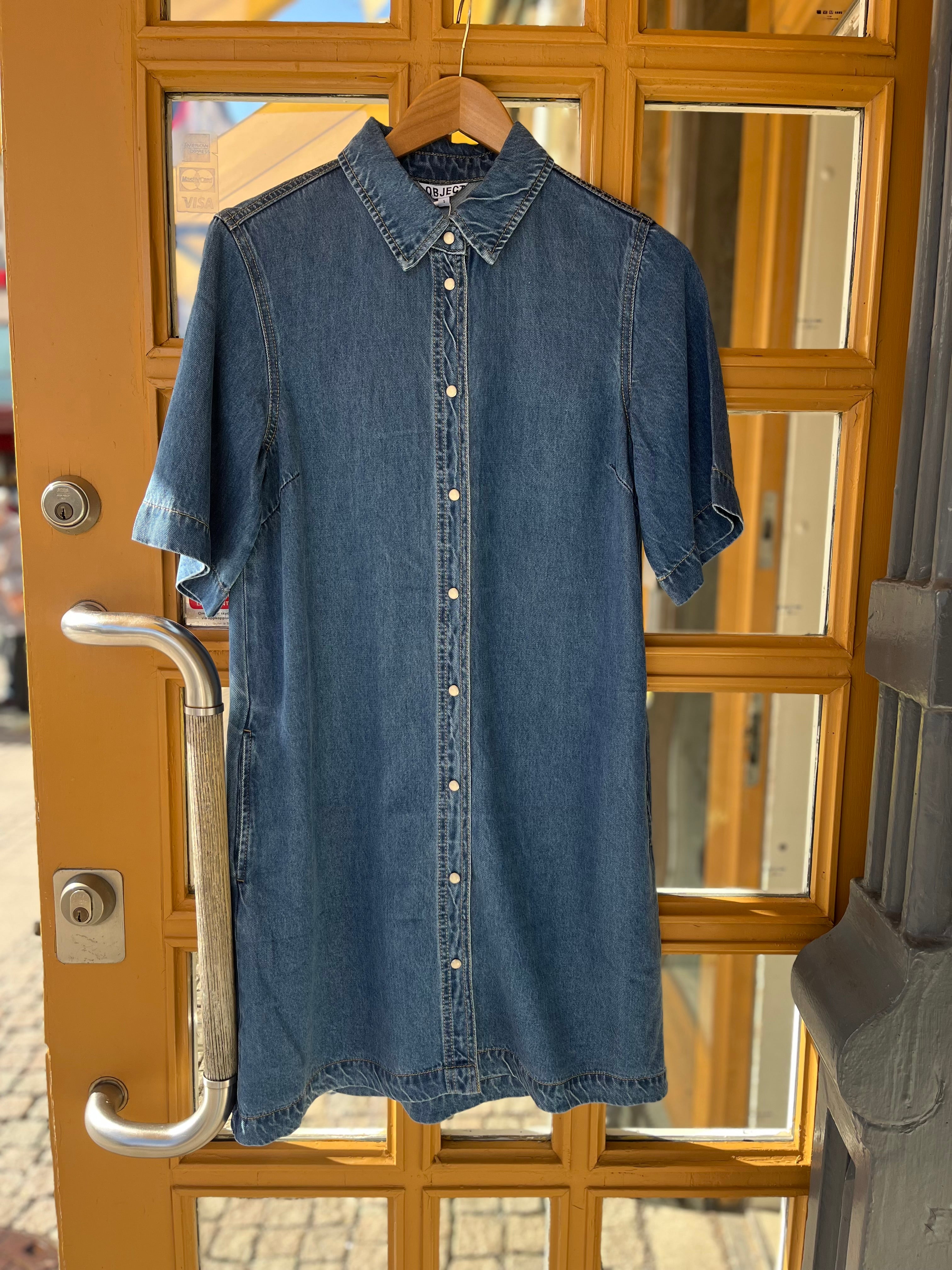 Objframe Re Denim Dress Medium Blue Denim