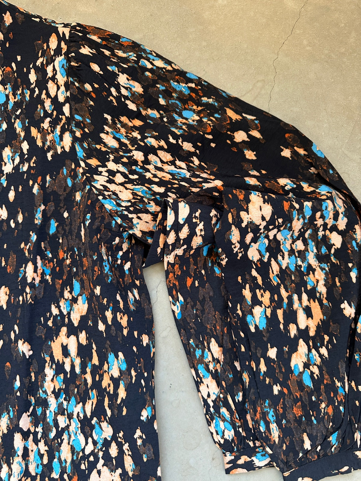 Jdycaroline Long Sleeve Top Total Eclipse Multi Abstrat