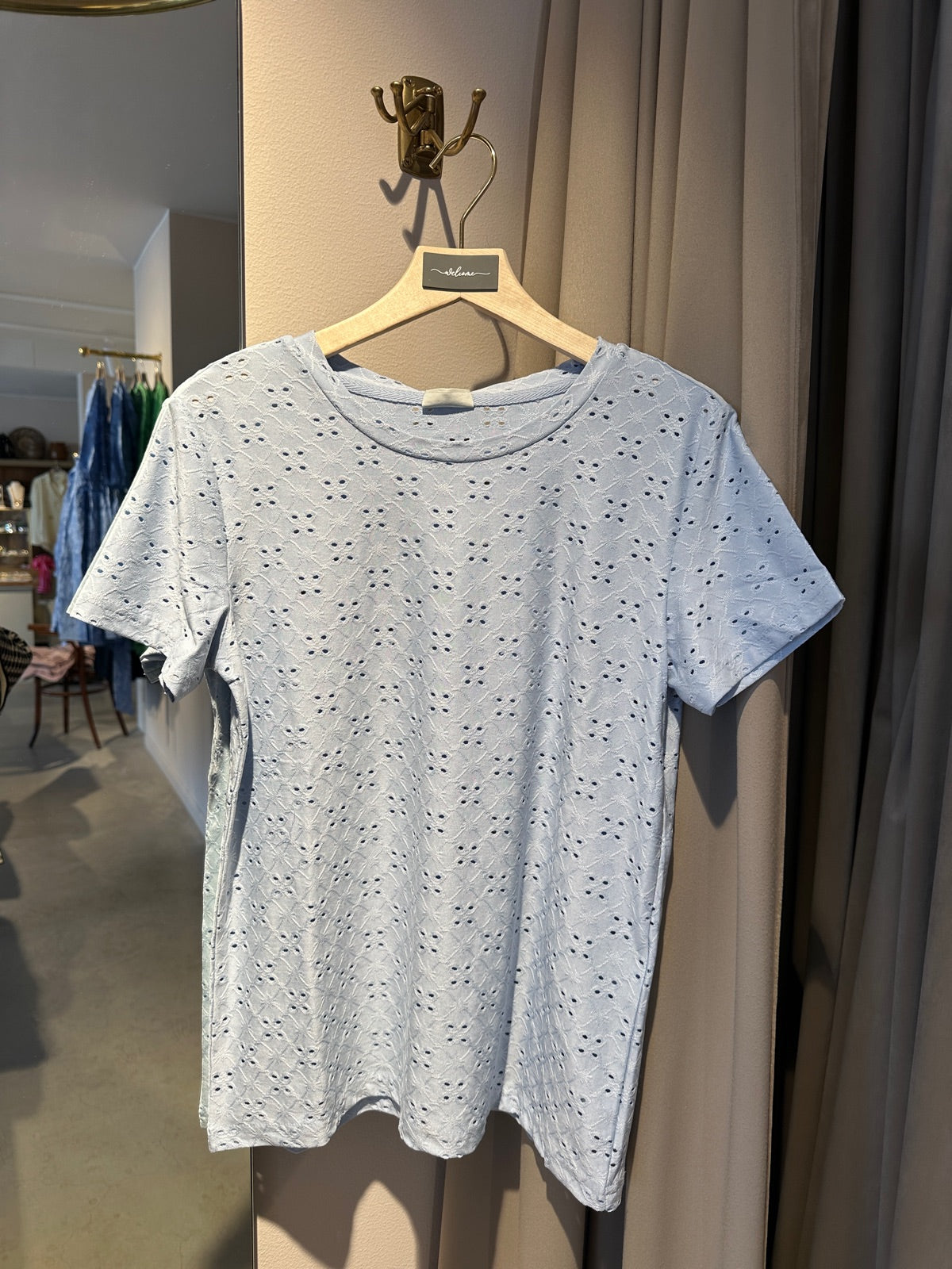 Jdycathinka Short Sleeve Tag Top Kentucky Blue