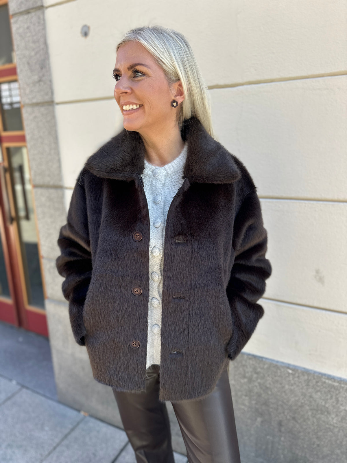 Jdycoco Reversible Jacket Qiq Coffee Bean