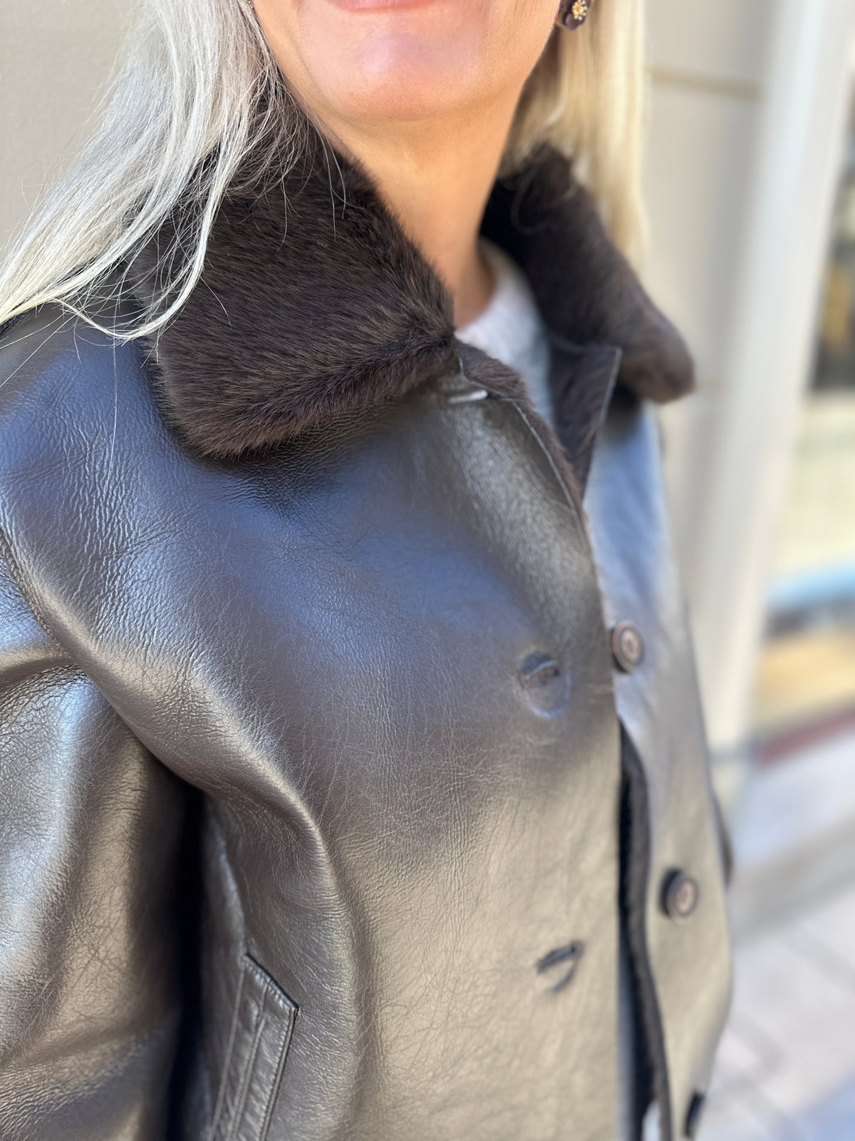 Jdycoco Reversible Jacket Qiq Coffee Bean