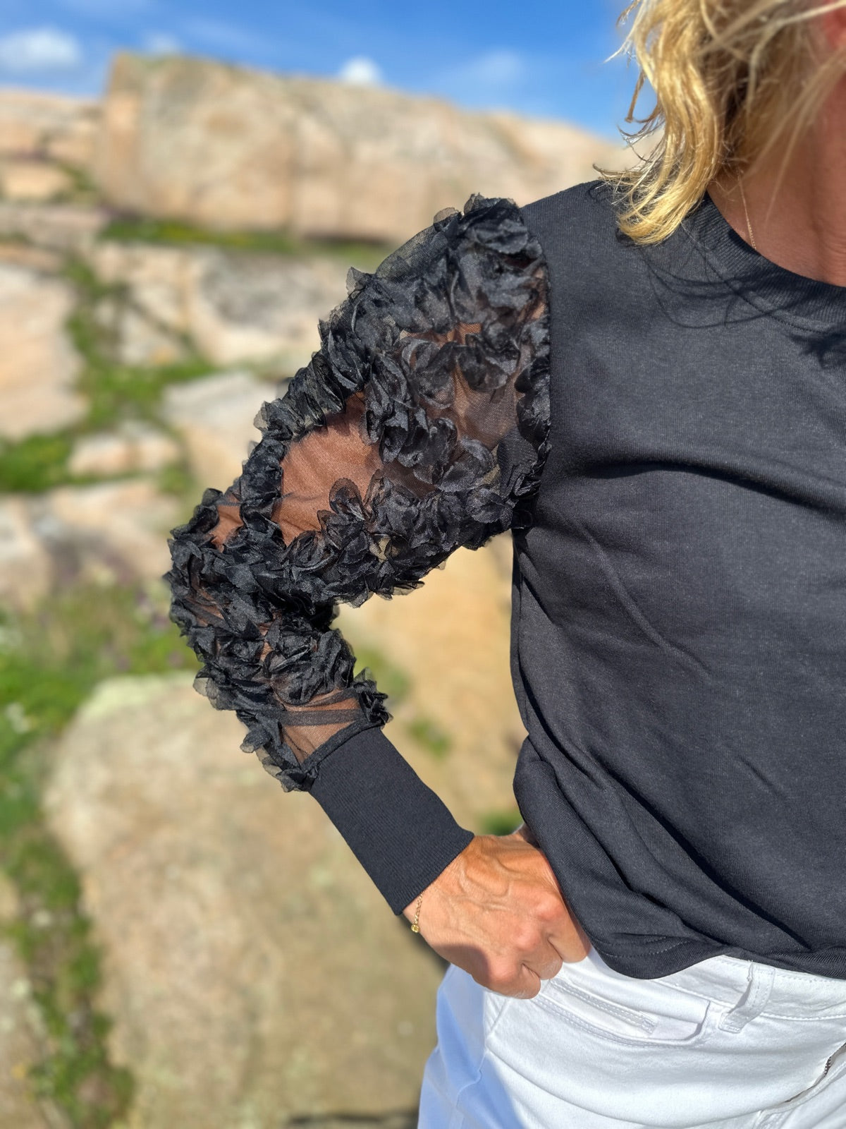 Jdyfairview Long Sleeve Sweat Black