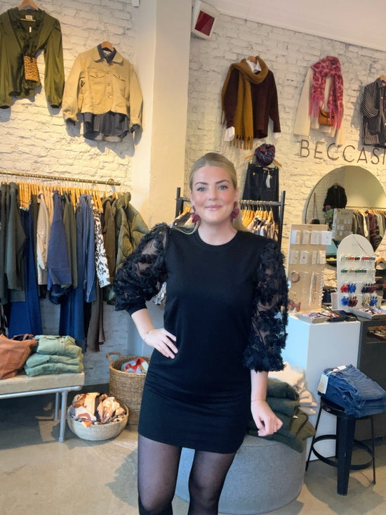 Jdyfairview Long Sleeve Sweat Dress Black