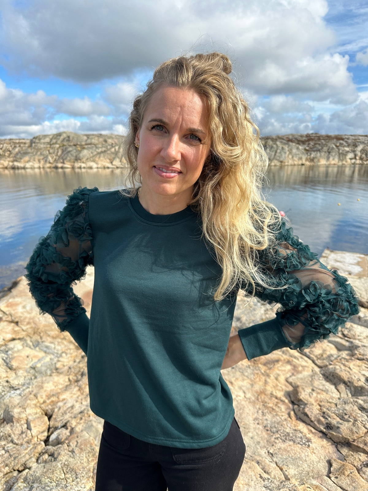 Jdyfairview Long Sleeve Sweat Ponderosa Pine
