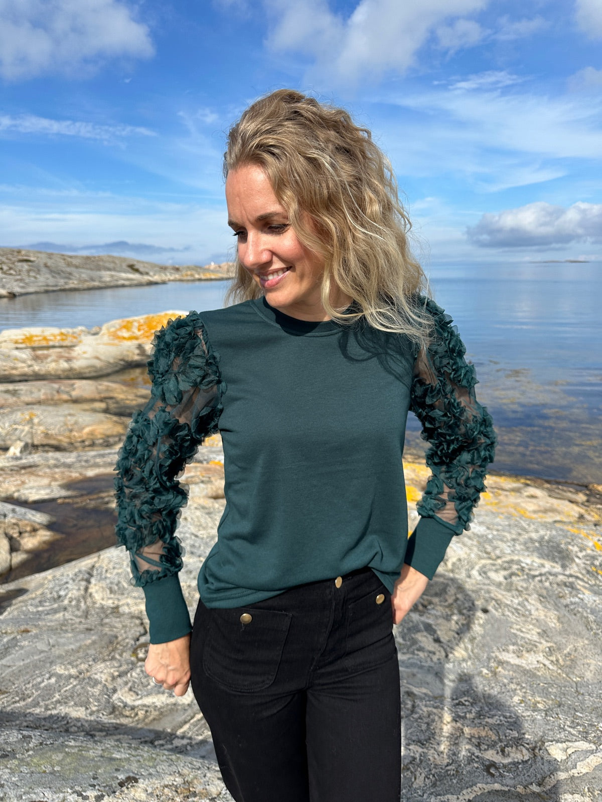 Jdyfairview Long Sleeve Sweat Ponderosa Pine