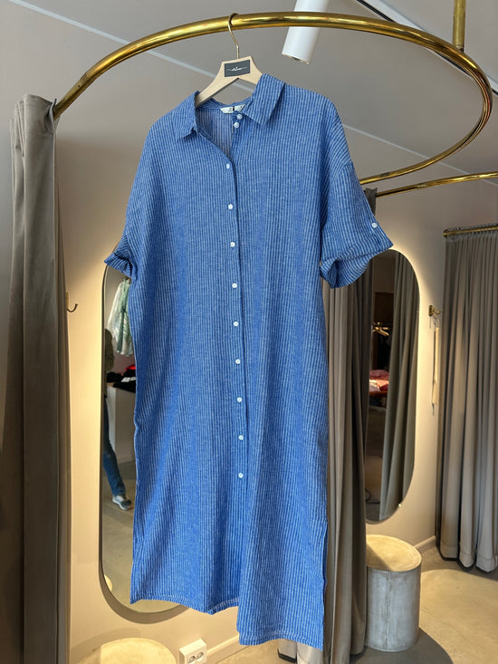 Jdymila Linen Midi Dress Star Sapphire Cloud Dancer