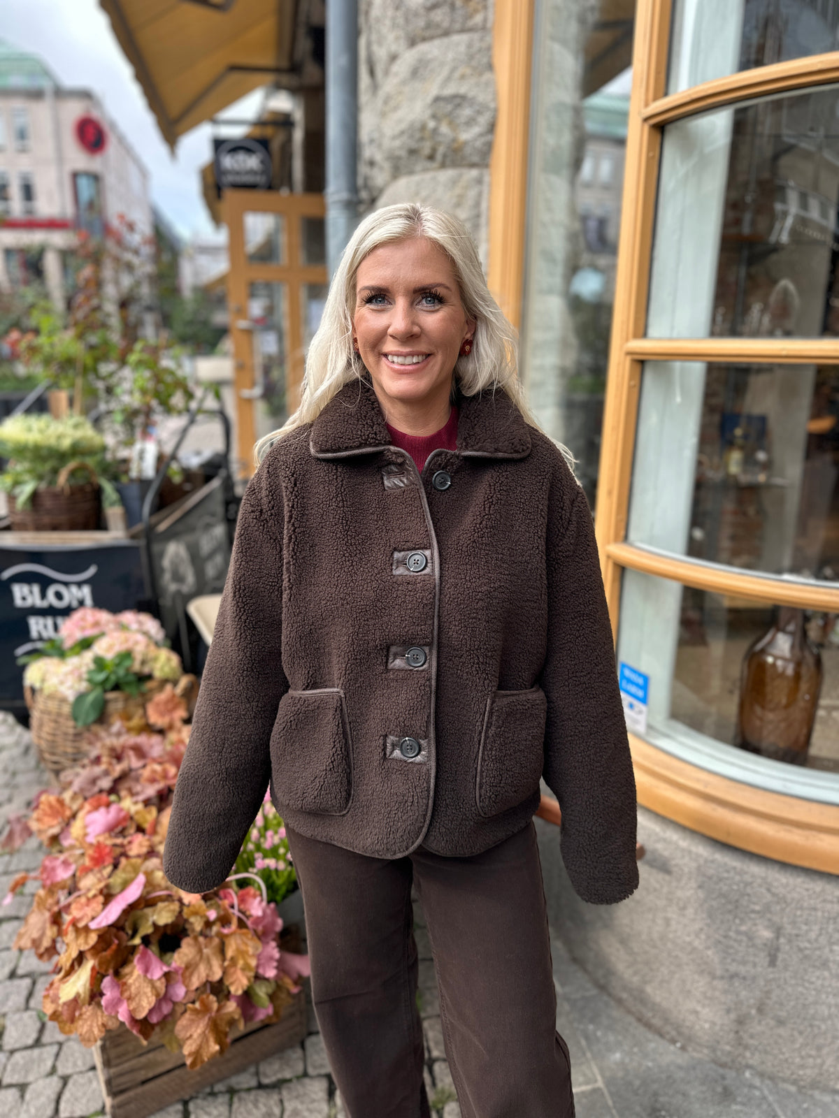 Jdynoella Life Teddy Jacket Chocolate Torte