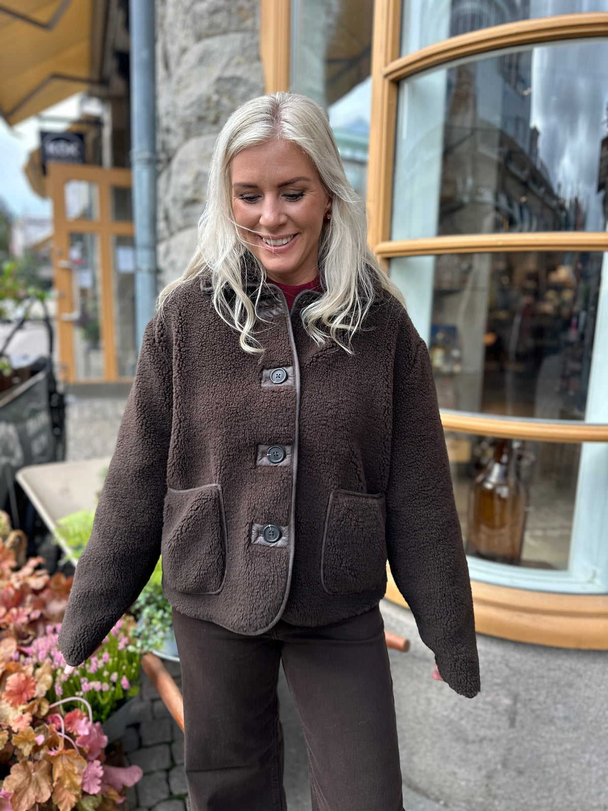 Jdynoella Life Teddy Jacket Chocolate Torte