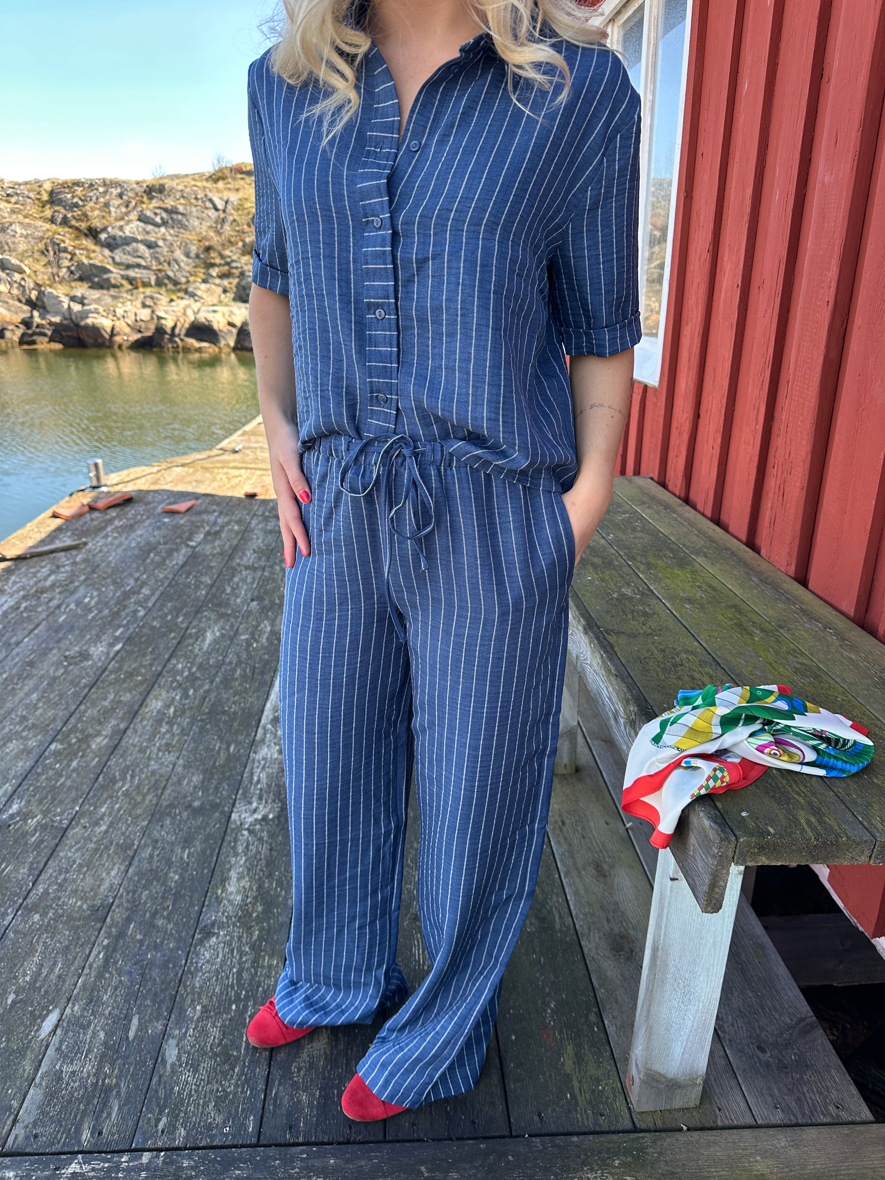 Jdypower Wide Pant Insignia Blue