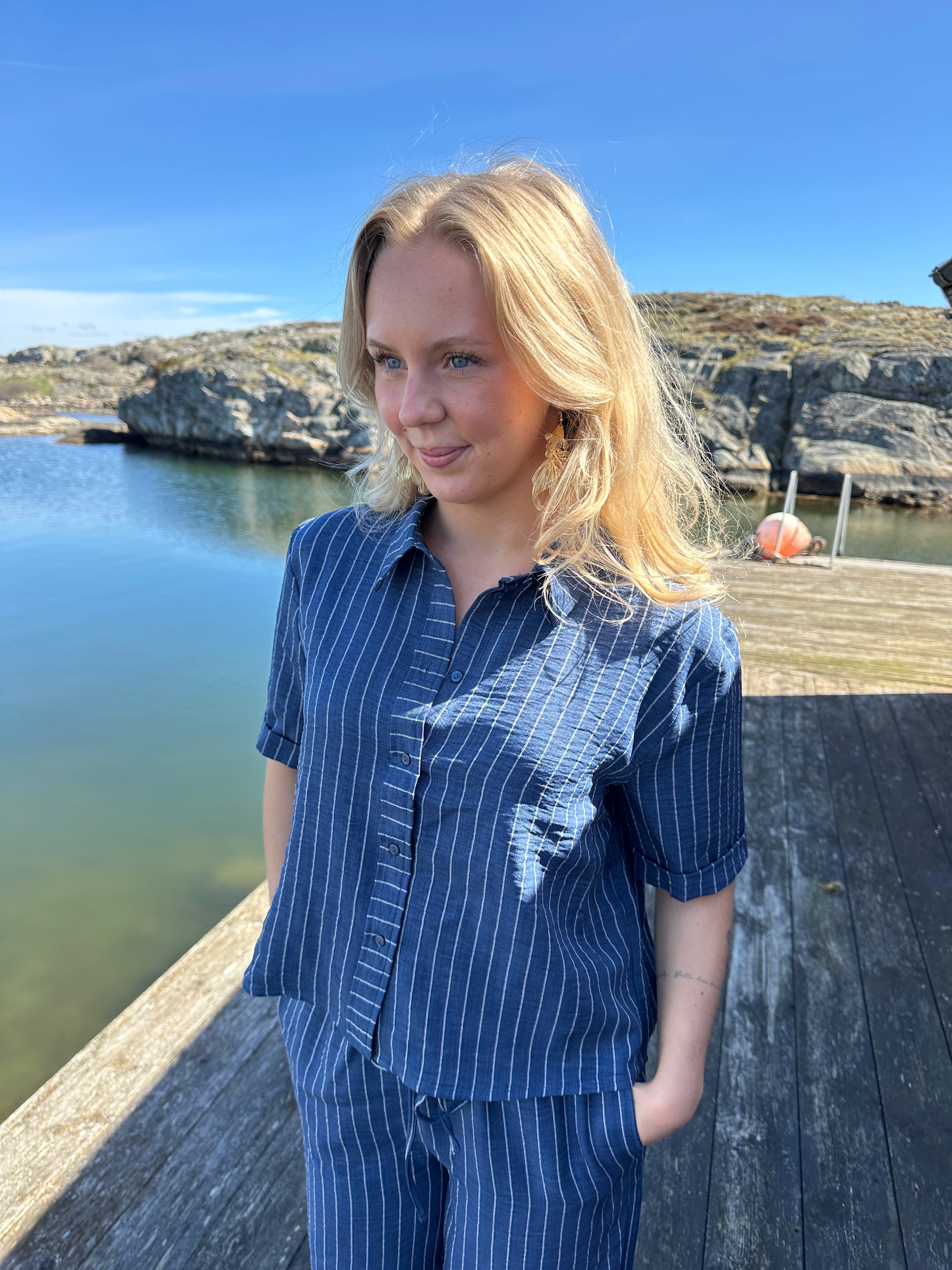 Jdypower Shirt Insignia Blue