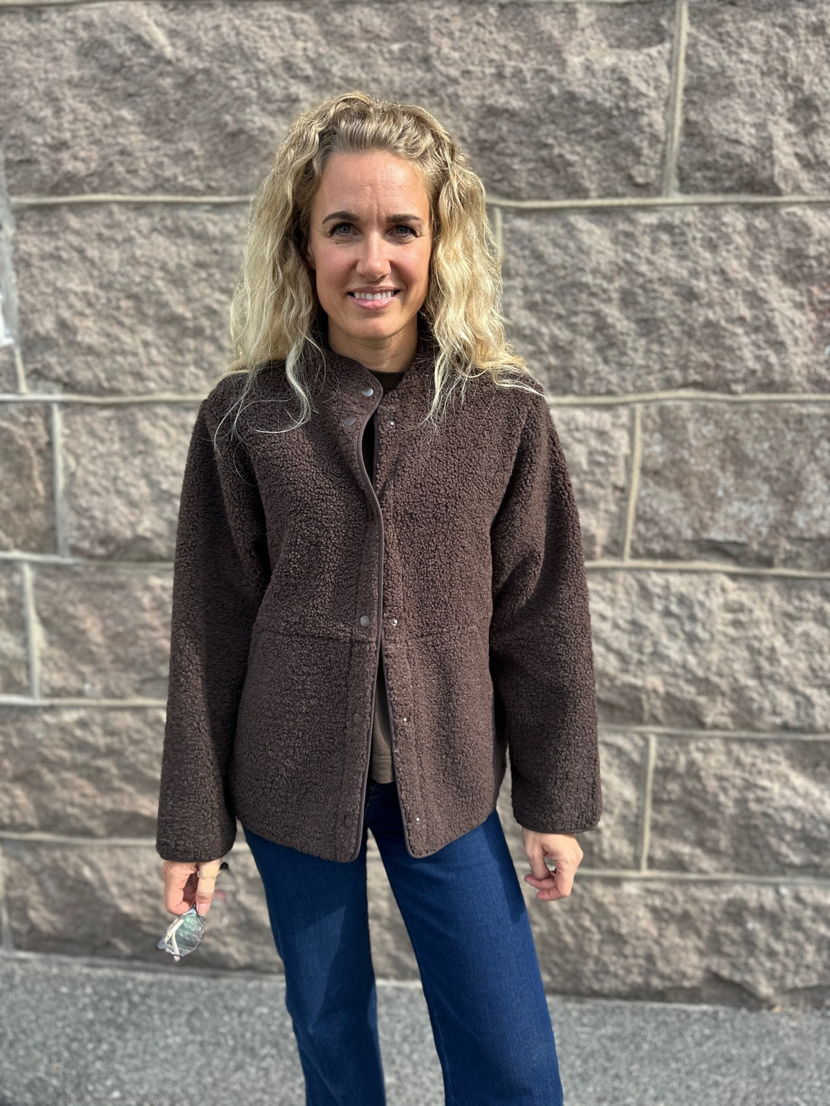 Jxvera Teddy Jacket Sn Bracken