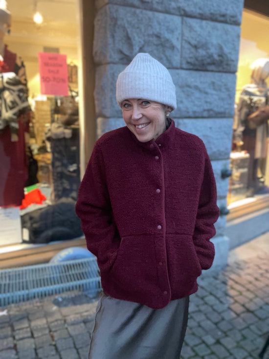 Jxvera Teddy Jacket Sn Cabernet
