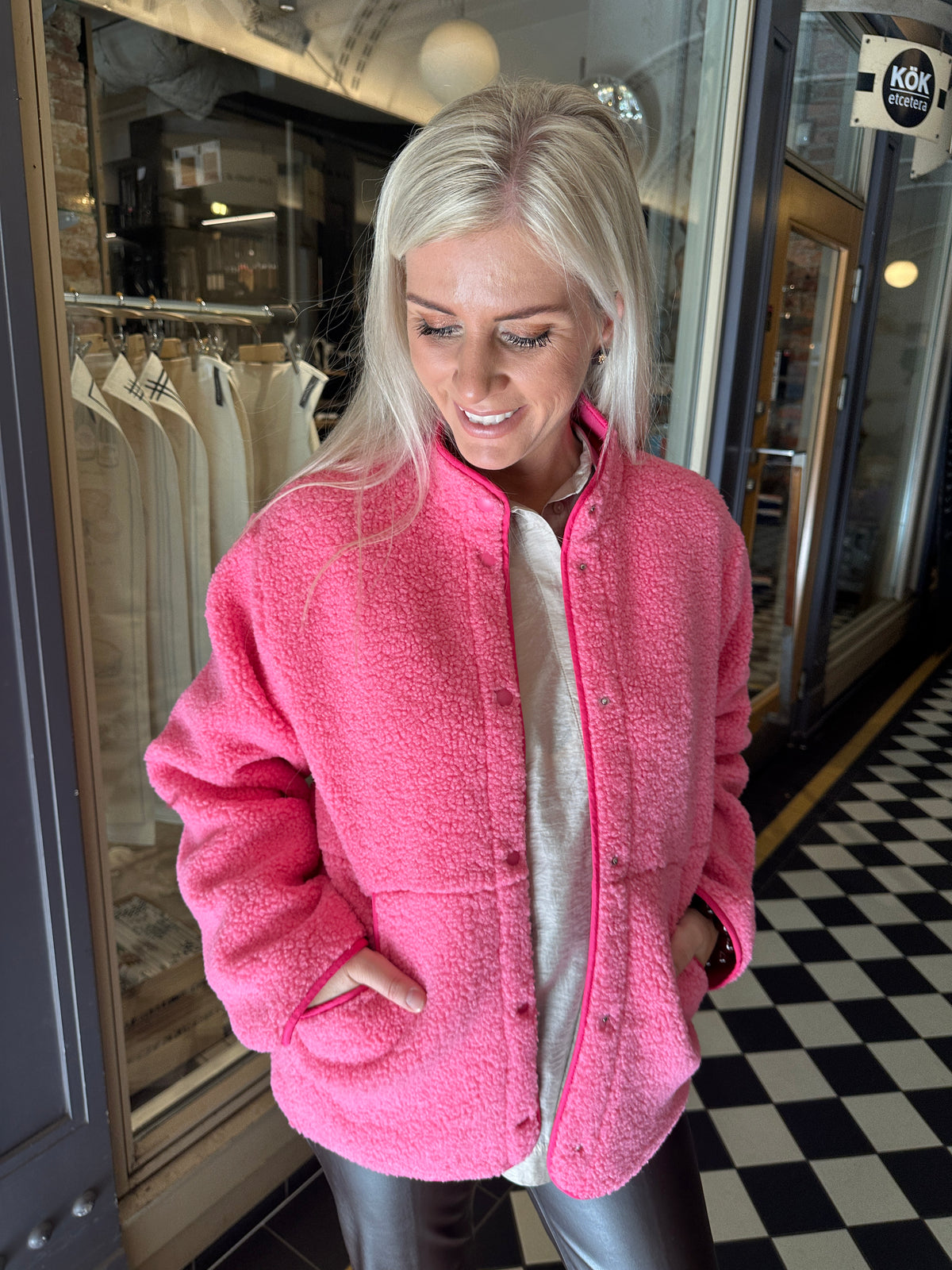 Jxvera Teddy Jacket Sn Morning Glory