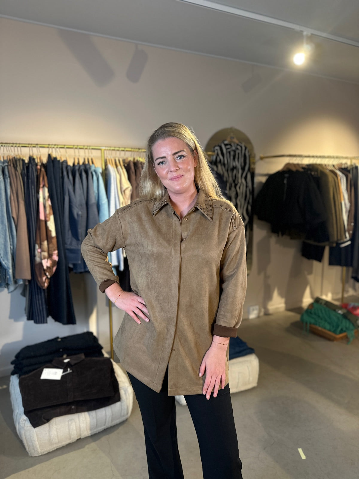 Kaja Shirt Jacket  Potato