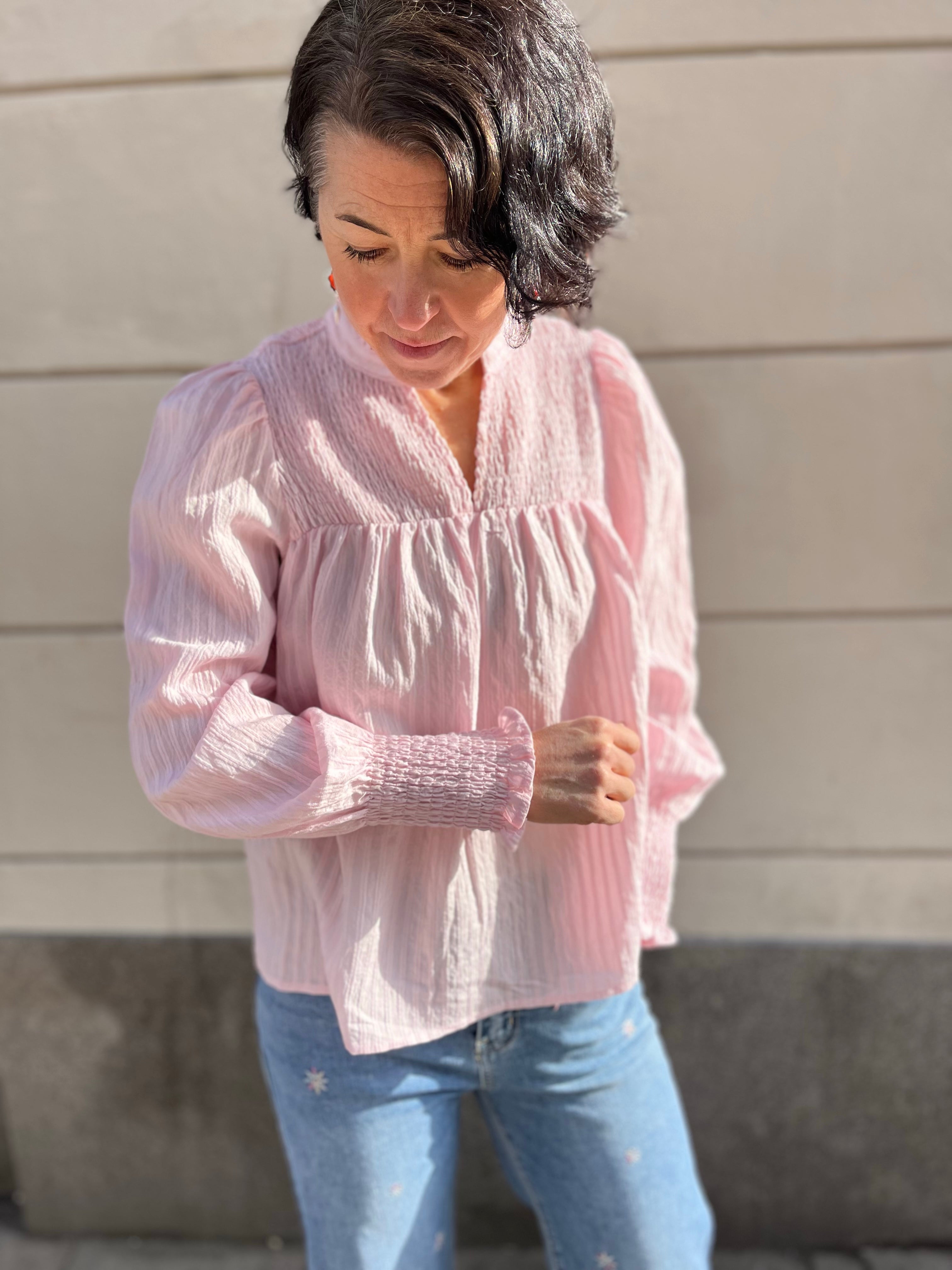 Lea Blouse Light Rose