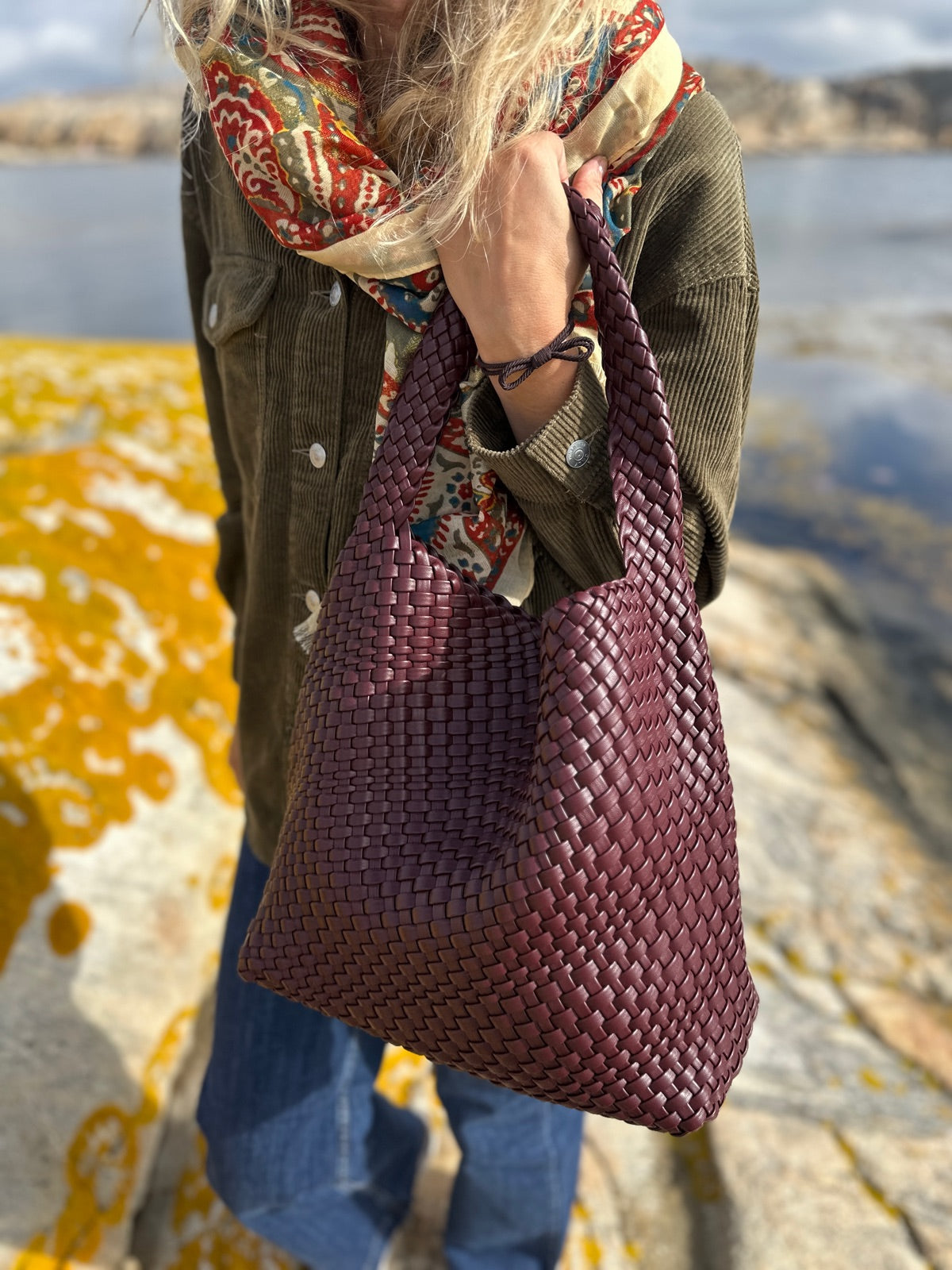 Mia Bag Burgundy L
