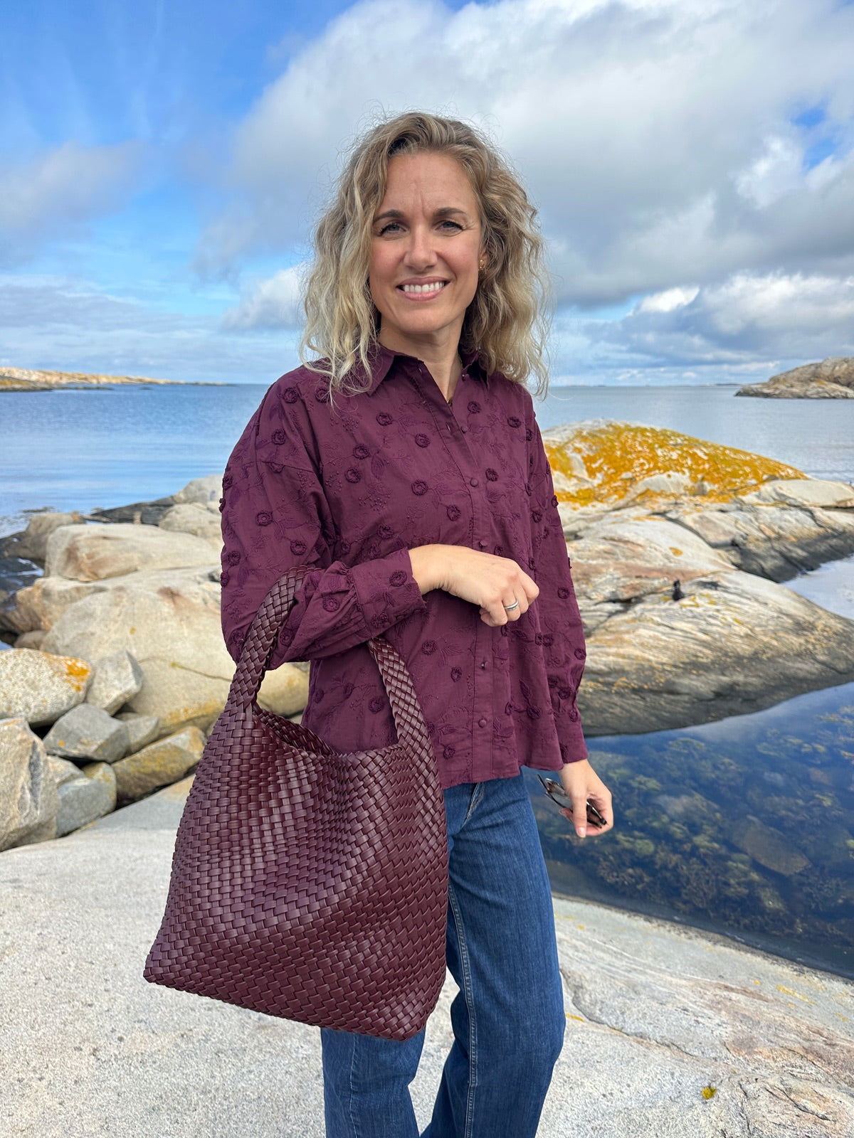 Mia Bag Burgundy L