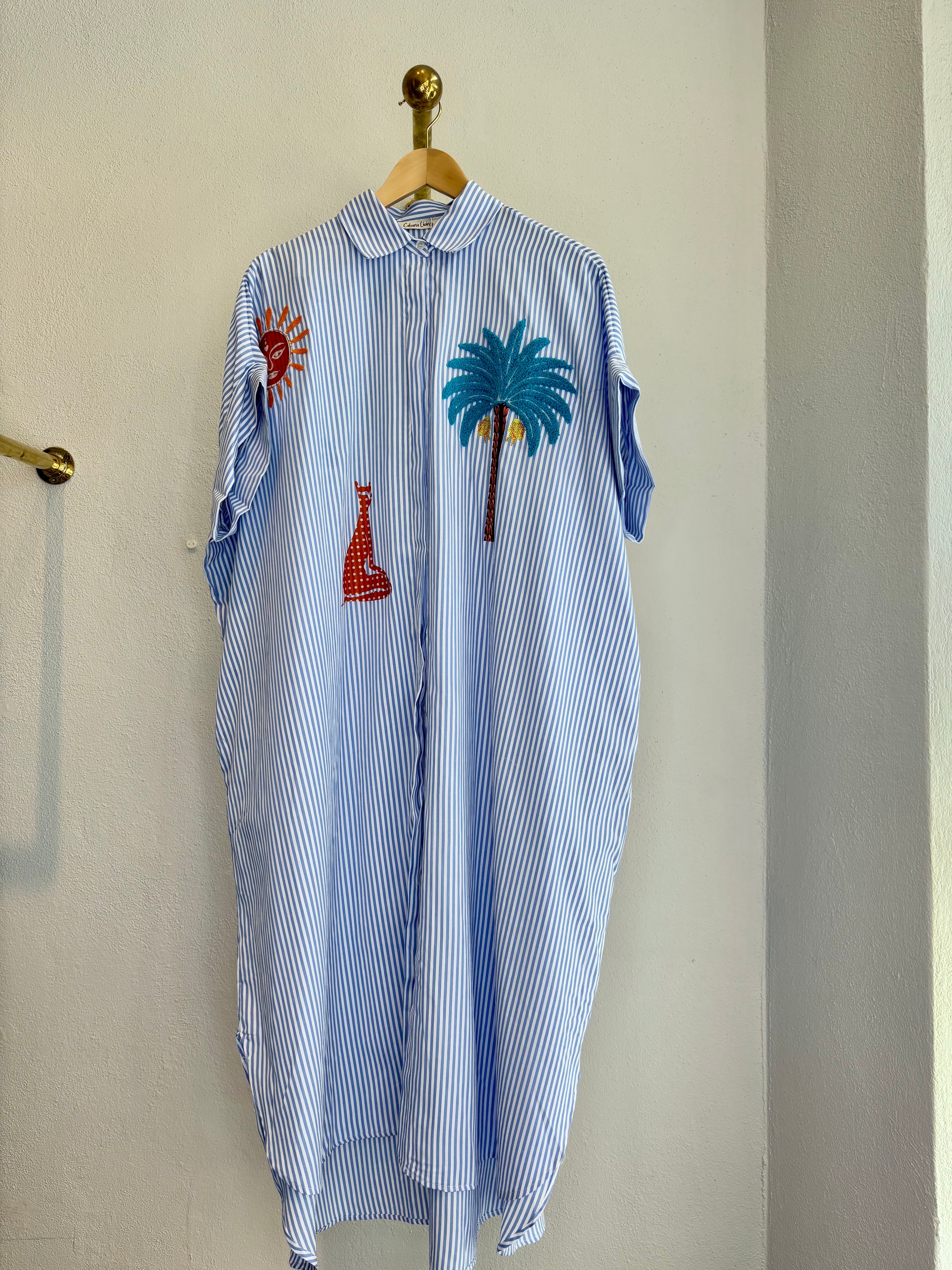Naisan 1131 Light Blue Dress