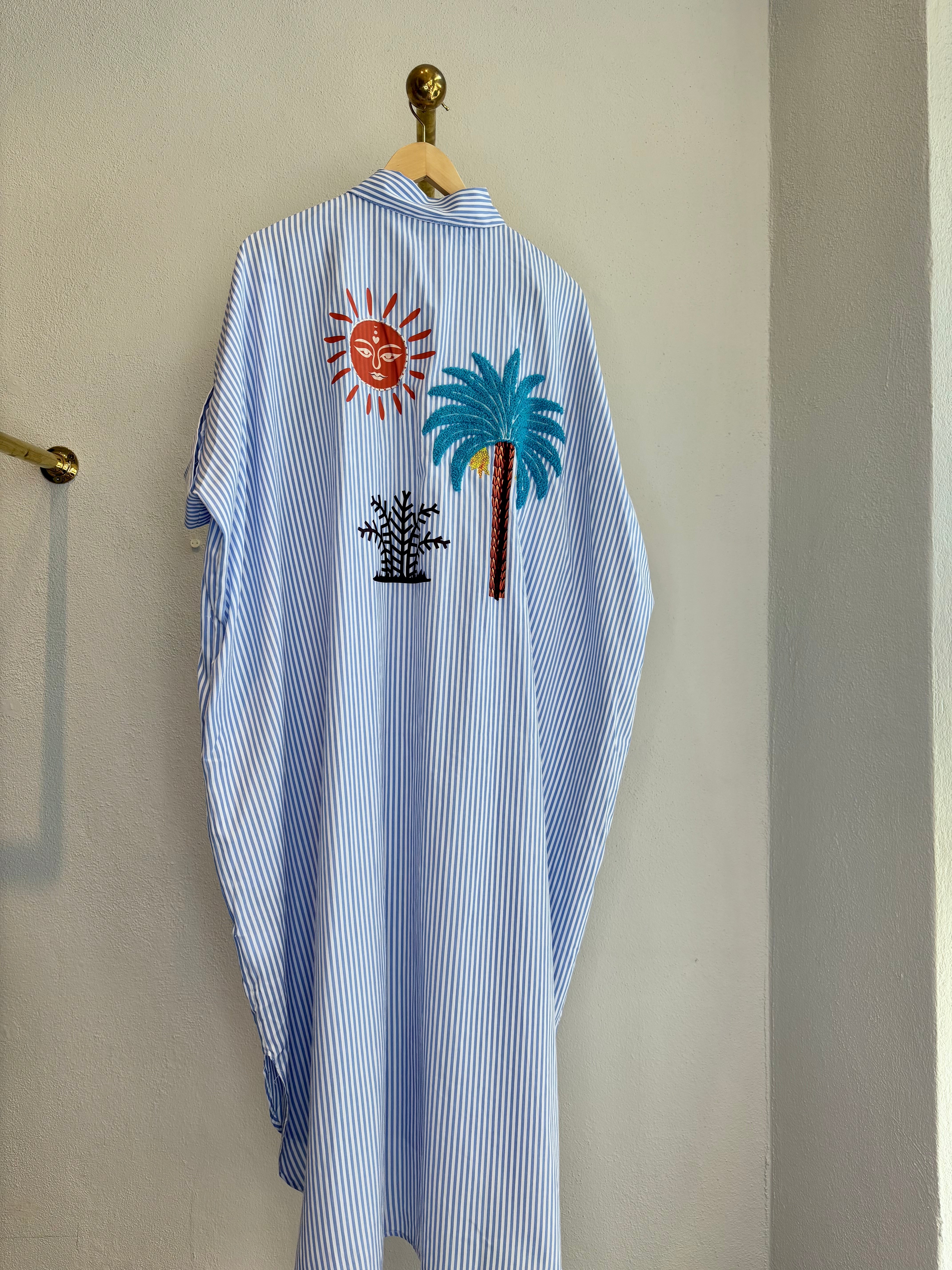 Naisan 1131 Light Blue Dress