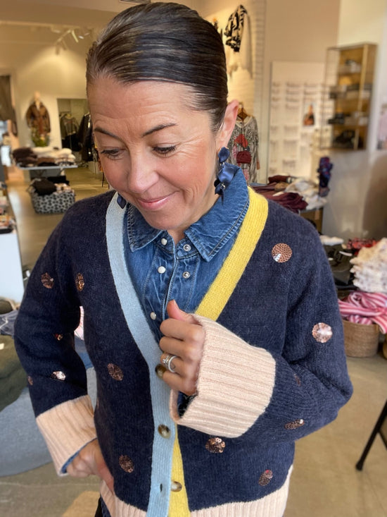 Nuatmy Cardigan Dark Sapphire