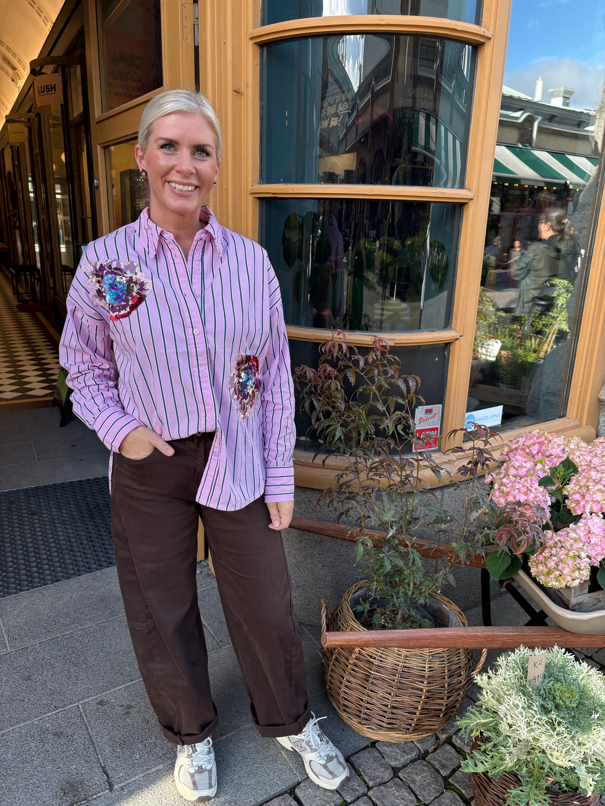 Nuelfa Oversize Shirt Bonbon