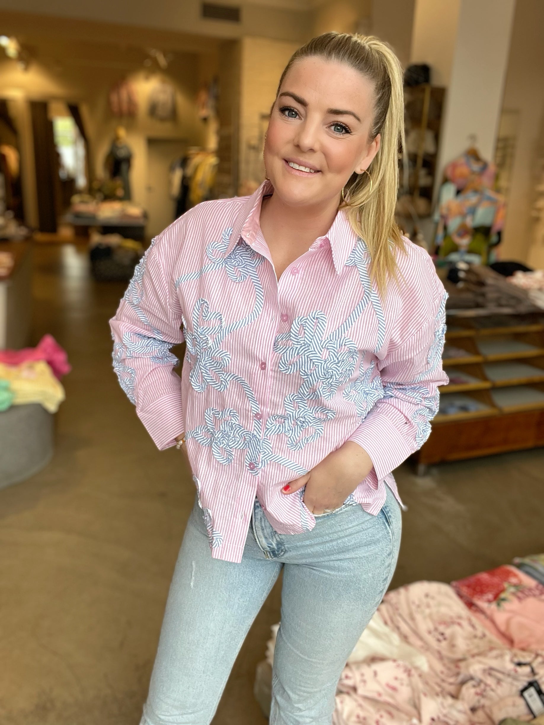 Nuemelia Oversize Shirt Pink